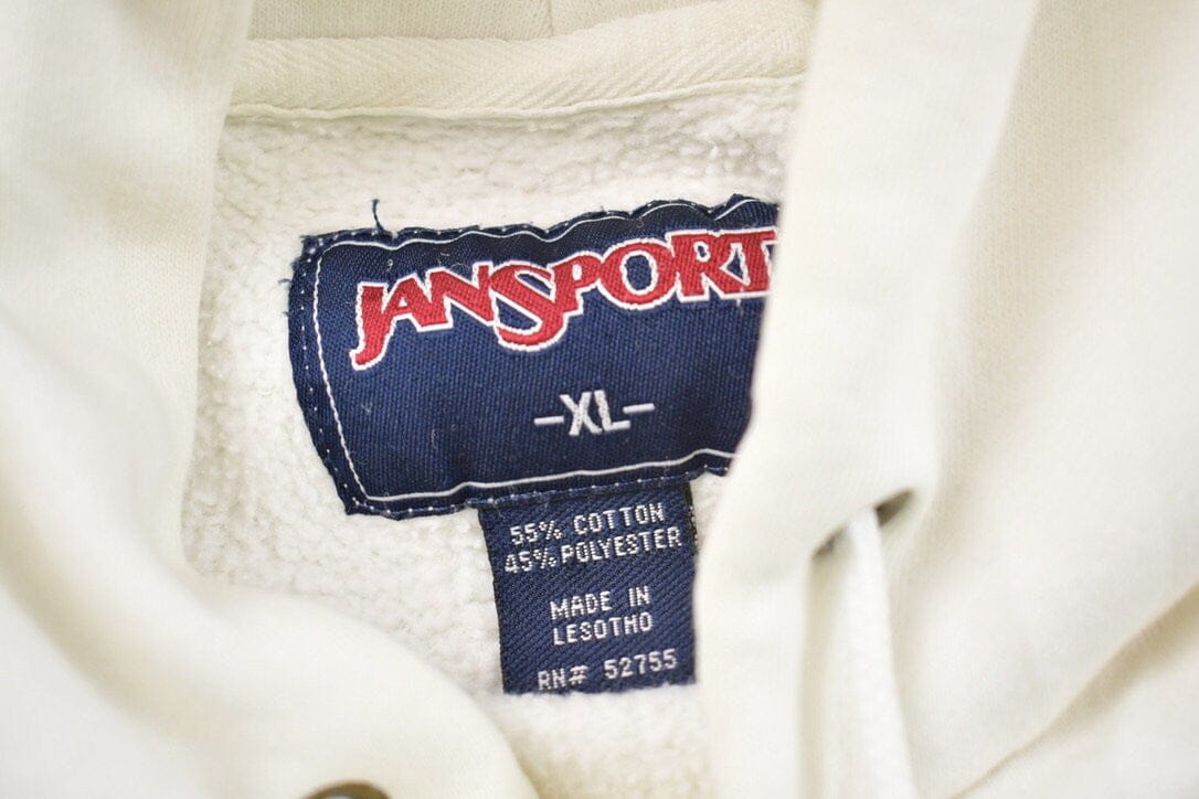 Vintage 1990s Jansport Harvard University Collegiate Hoodie Men's 2XL - Image 3