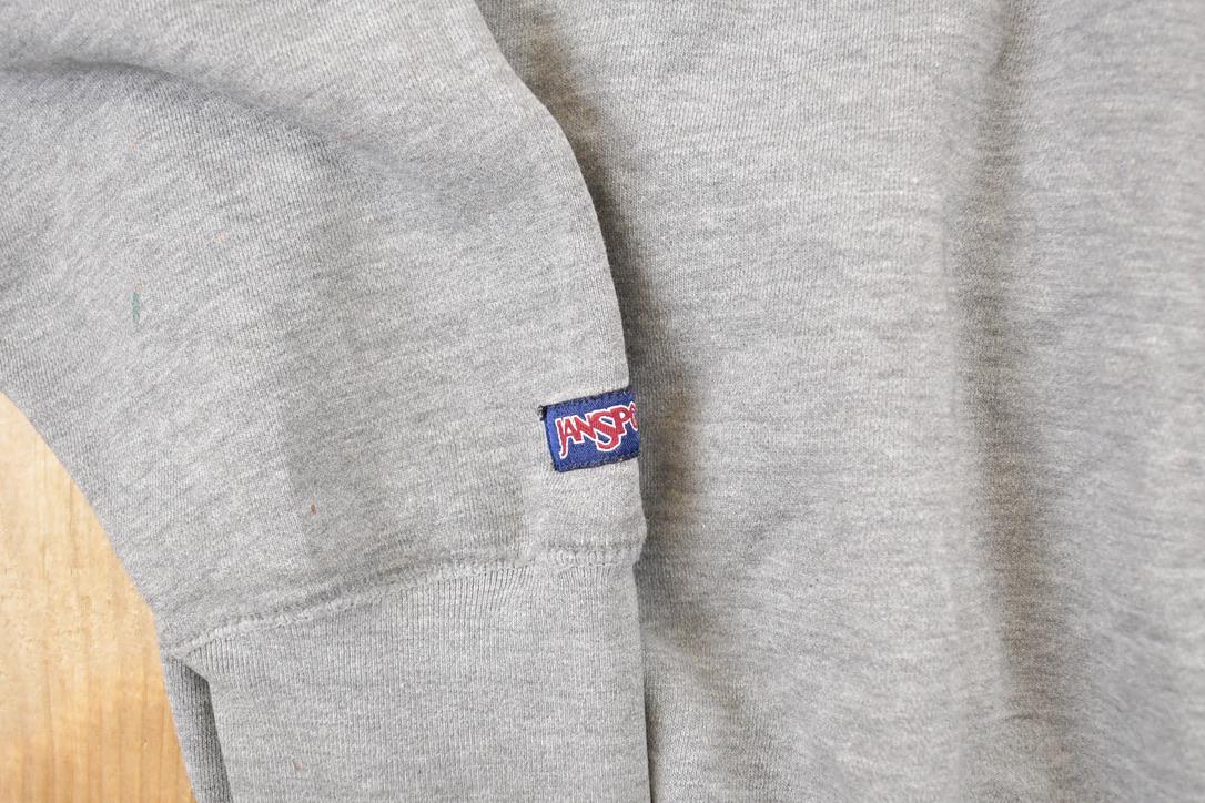 Vintage 1990s Jansport Minnesota Quarter Zip Embroidered University Crewneck Sweater Mens L - Image 4