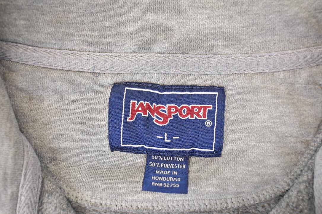 Vintage 1990s Jansport Minnesota Quarter Zip Embroidered University Crewneck Sweater Mens L - Image 5