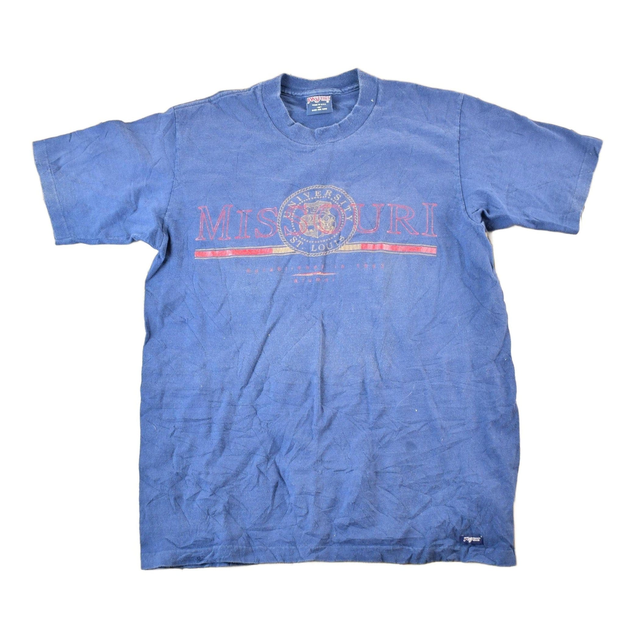 Vintage 1990s Jansport Missouri University Collegiate T-Shirt Mens M