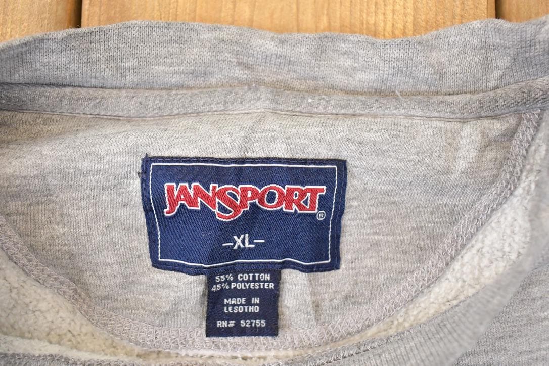 Vintage 1990s Jansport UAA Embroidered Collegiate Crewneck Sweatshirt Men's XL - Image 4