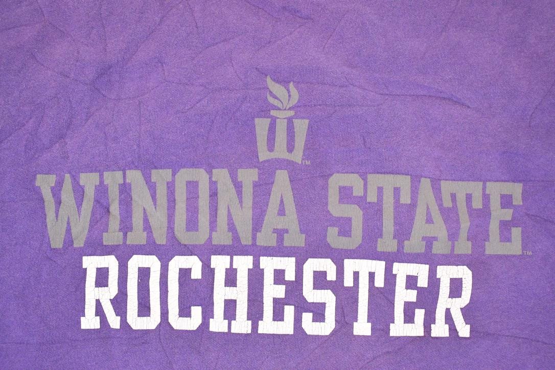 Vintage 1990s Jansport Winona State Rochester University Crewneck Sweater Men's XL - Image 3