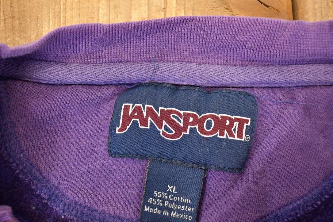 Vintage 1990s Jansport Winona State Rochester University Crewneck Sweater Men's XL - Image 5