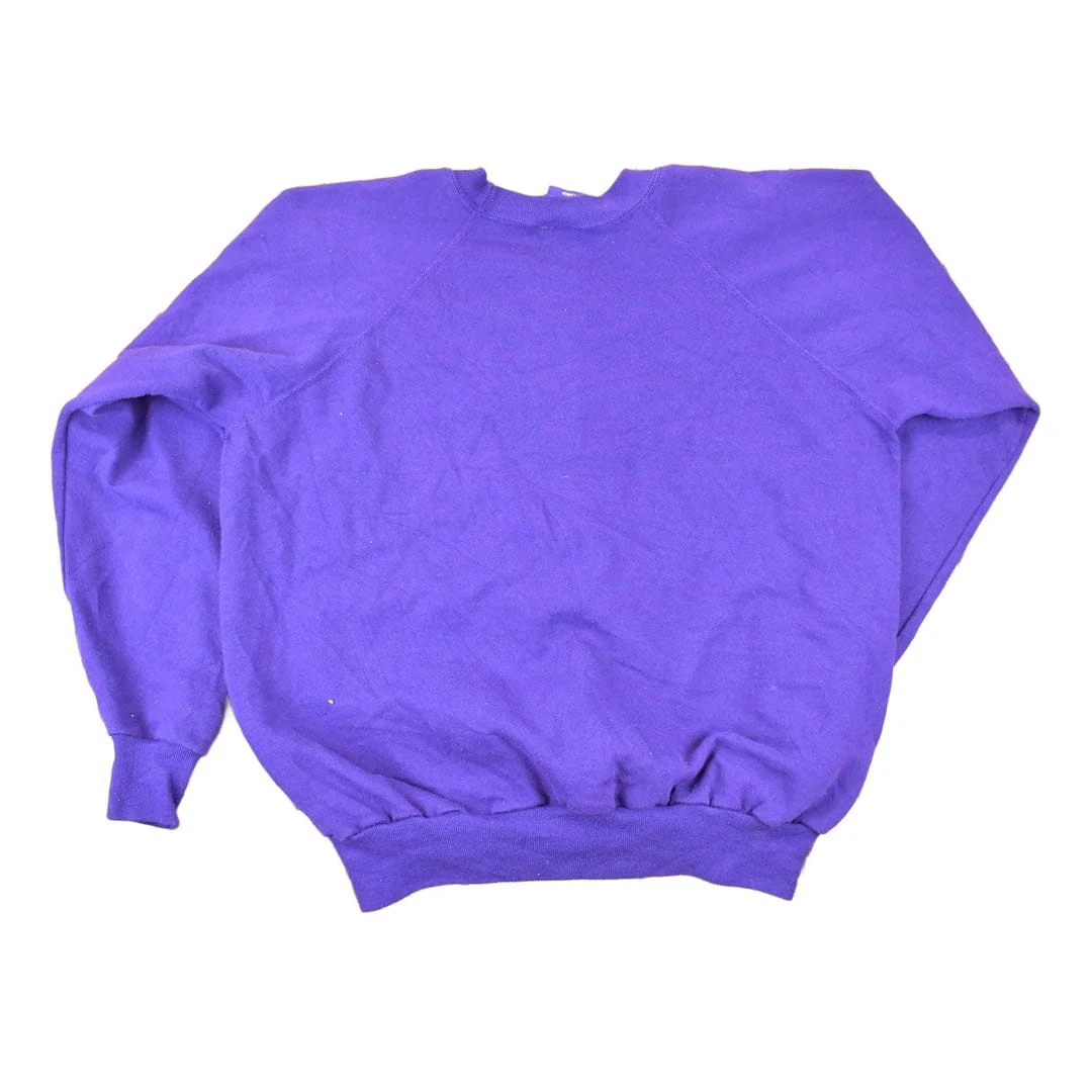 Vintage 1990s JE Morgan Blank Crewneck Sweatshirt Women's XL - Image 2