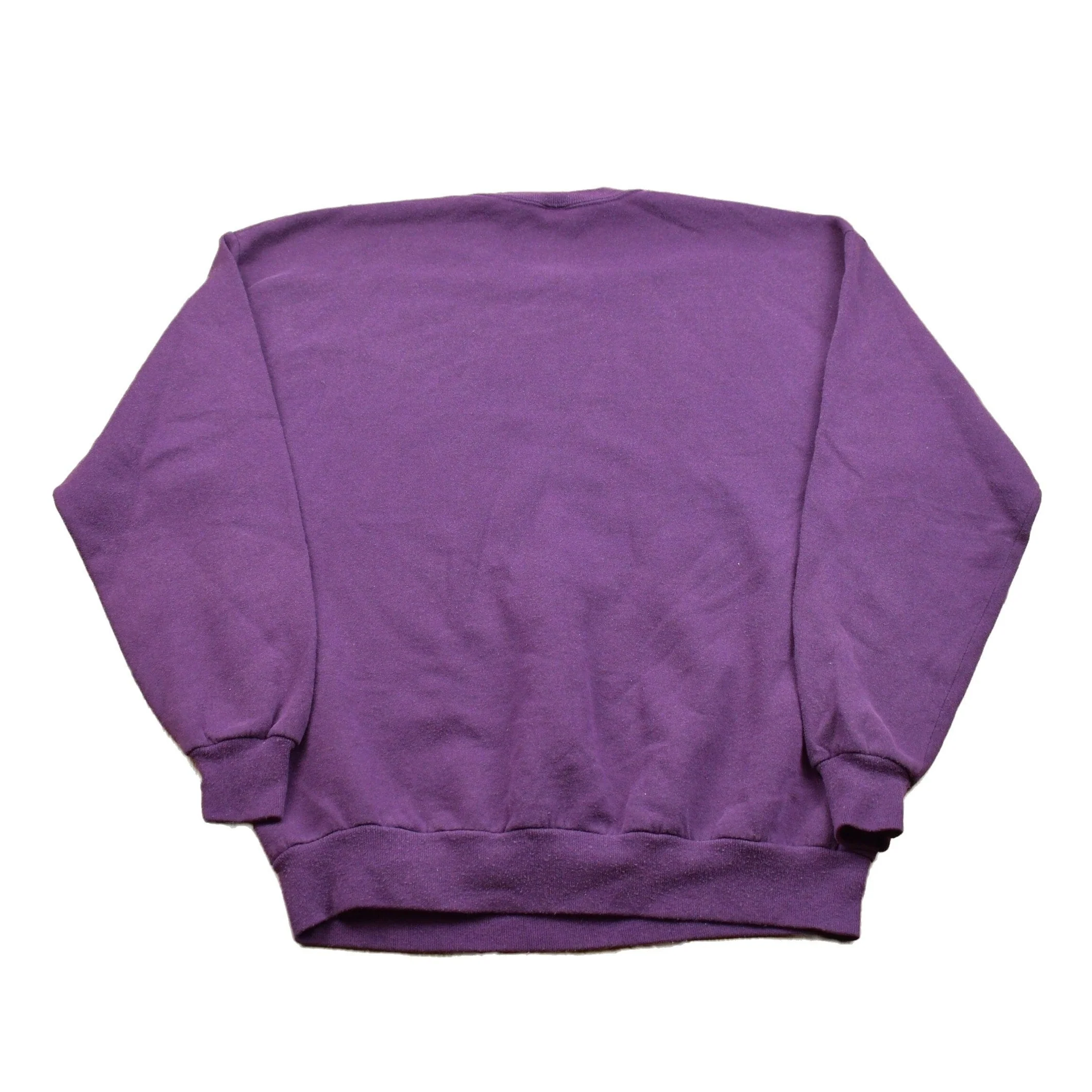 Vintage 1990s Jerzees Blank Raglan Crewneck Sweatshirt Men's XL - Image 2