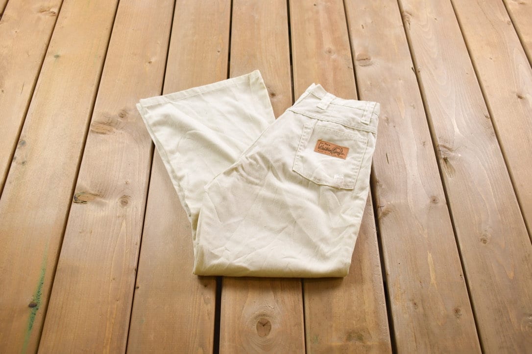 Vintage 1990s Jo-Nee Western Jeans White Bootcut Denim Jeans Women's 26 x 25 - Image 3