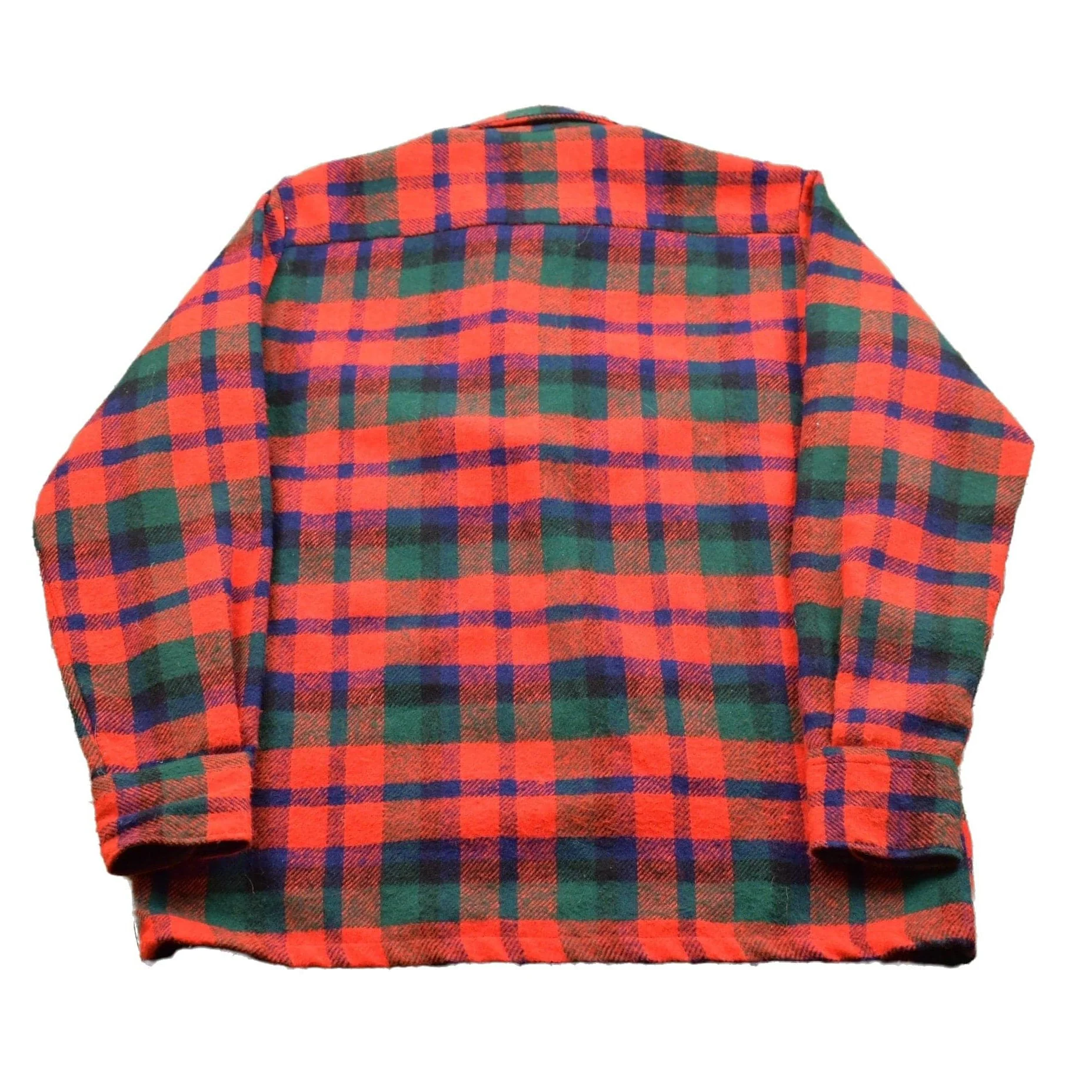 Vintage 1990s John Steed Lined Plaid Button Up Shirt Men's Large - Image 2
