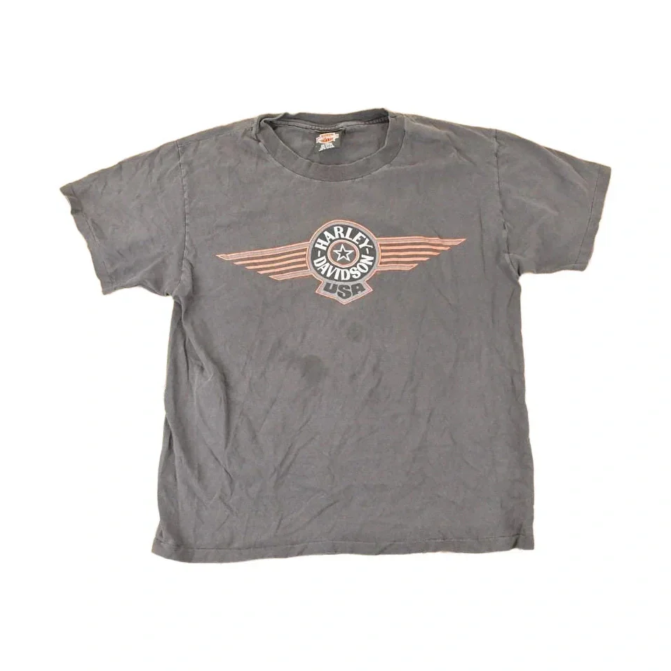 Vintage 1990s John's Fort Collins Harley Davidson Motorcycles Biker T-Shirt Men's M - Image 2