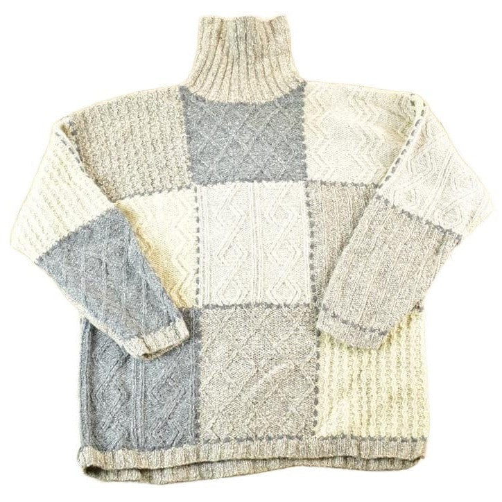 Vintage 1990s Jones New York Knit Abstract Pattern Crewneck Sweater Mens XL