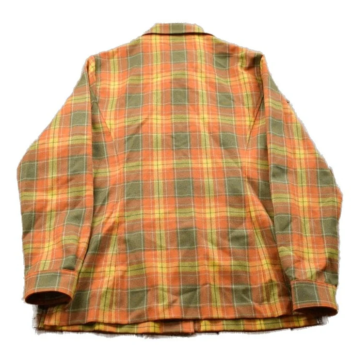 Vintage 1990s Jones New York Plaid Country Flannel Button Up Shirt Men's XS - Image 2