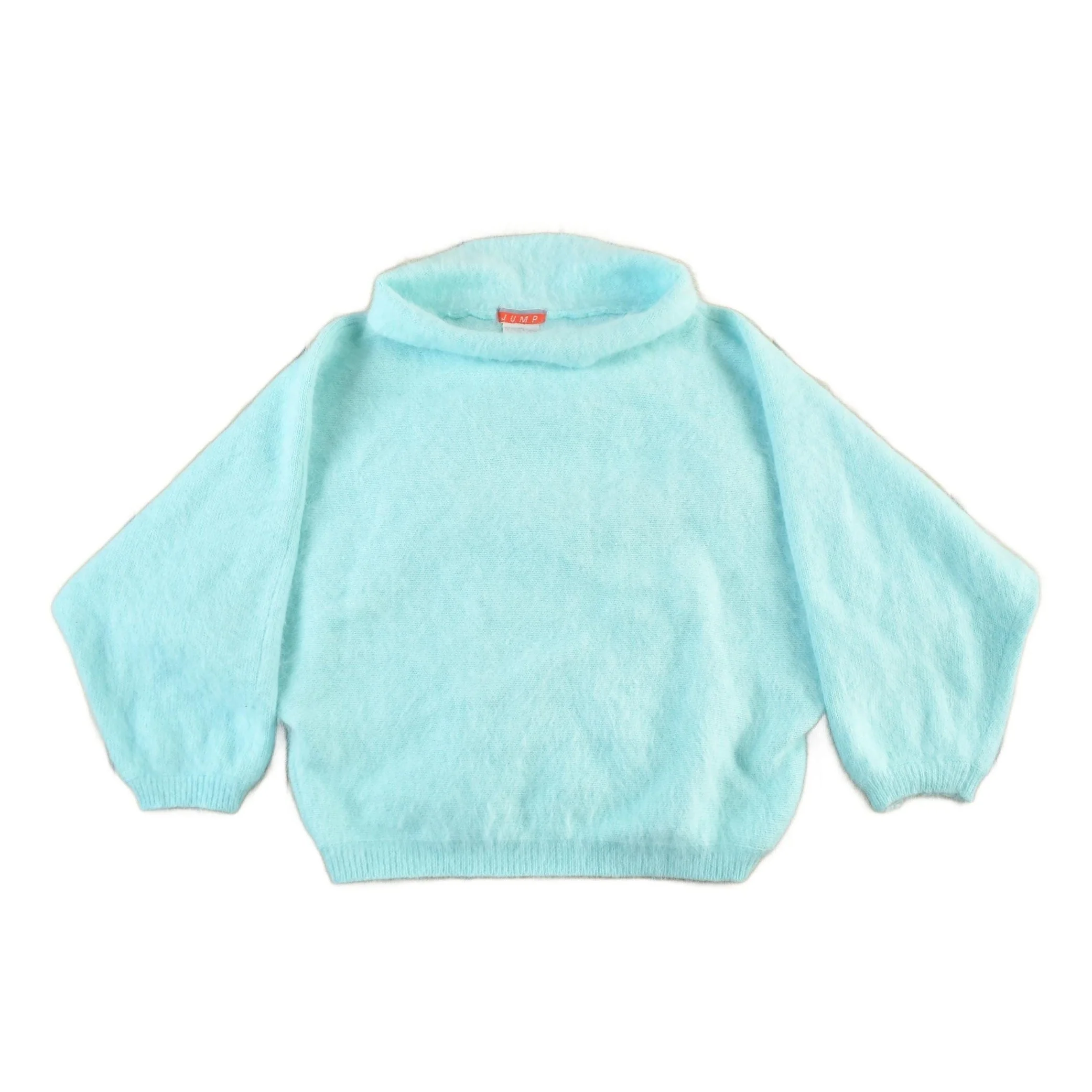 Vintage 1990s Jump Angora Shawl Collar Knit Sweater Women's Small