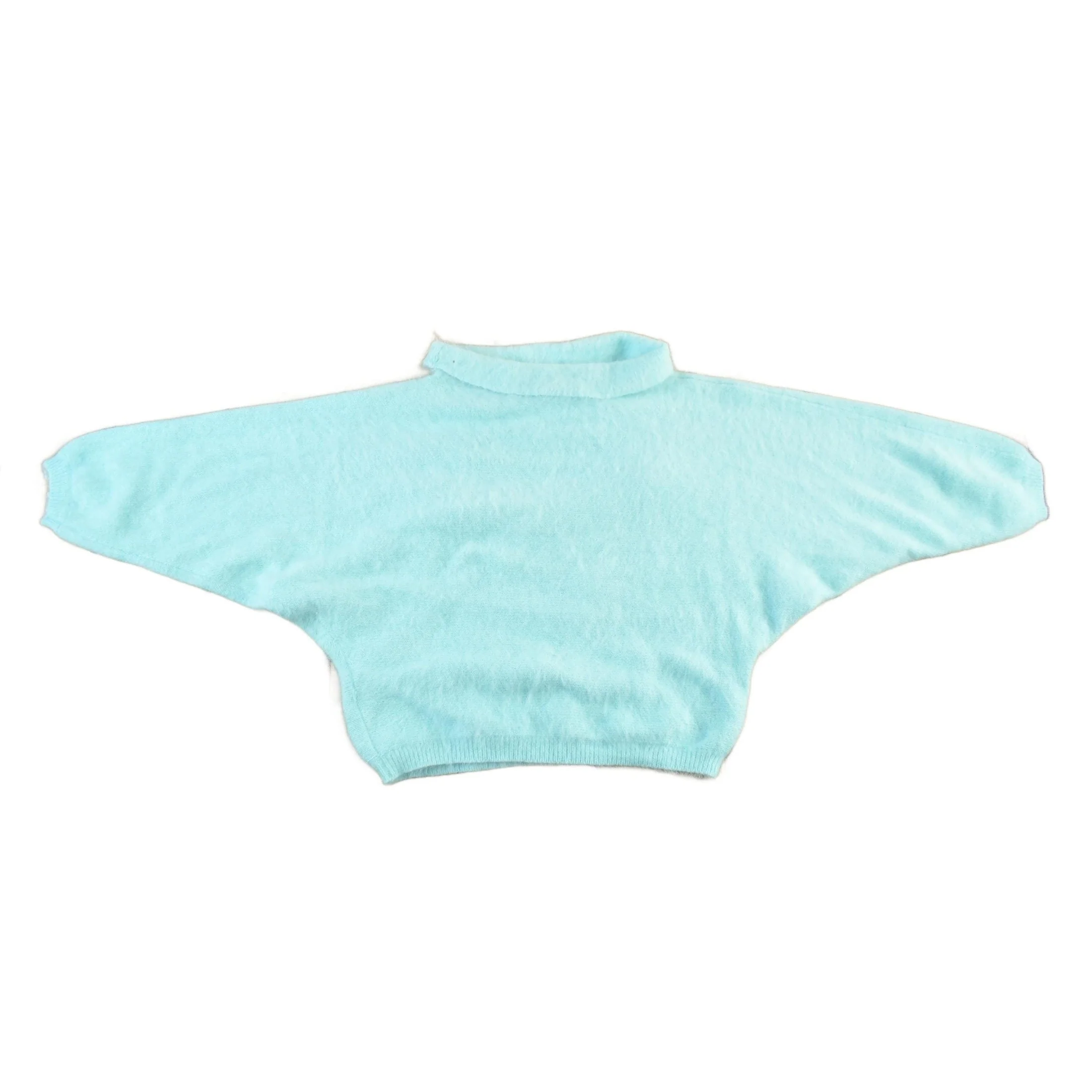 Vintage 1990s Jump Angora Shawl Collar Knit Sweater Women's Small - Image 2