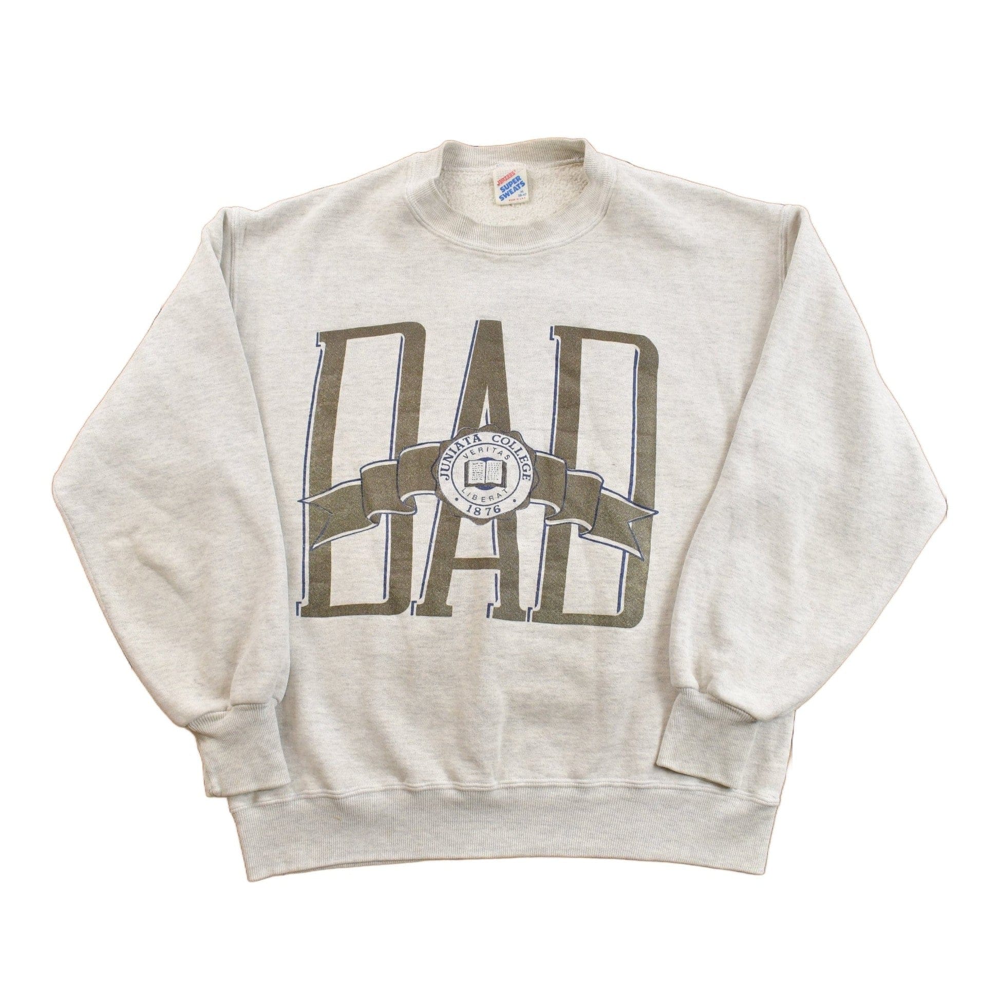 Vintage 1990s Juniata College Dad Crewneck Sweatshirt Men's Medium