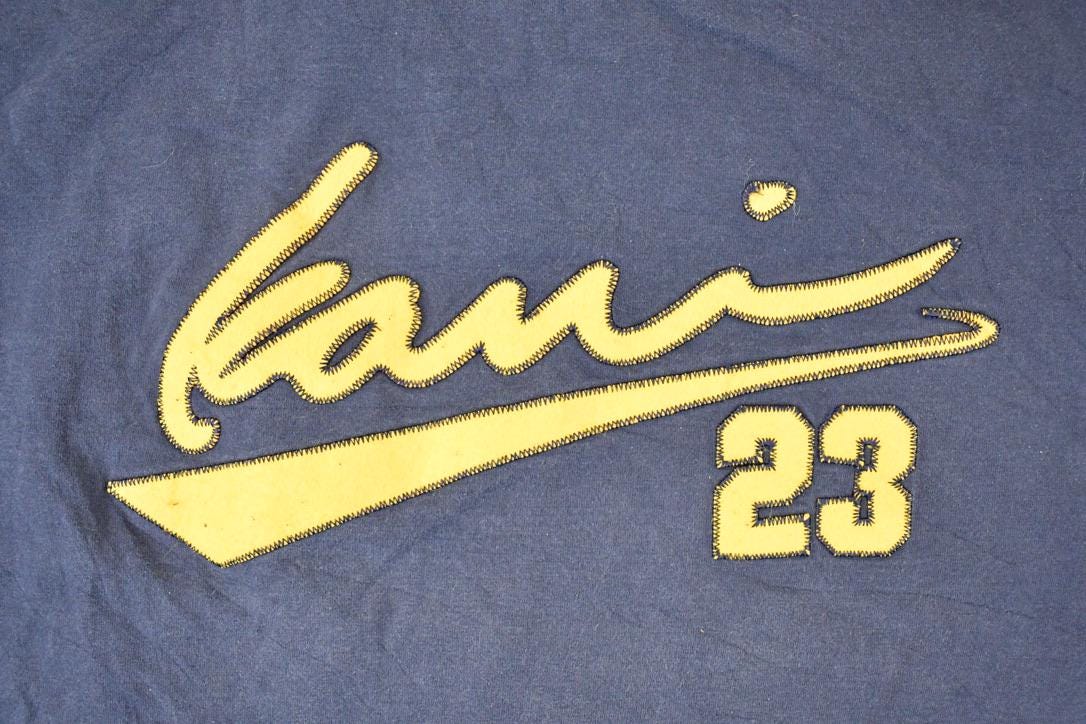 Vintage 1990s Karl Kani Embroidered Crewneck Shirt Mens L - Image 3