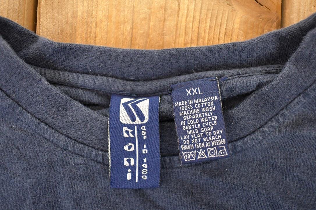 Vintage 1990s Karl Kani Embroidered Crewneck Shirt Mens L - Image 4