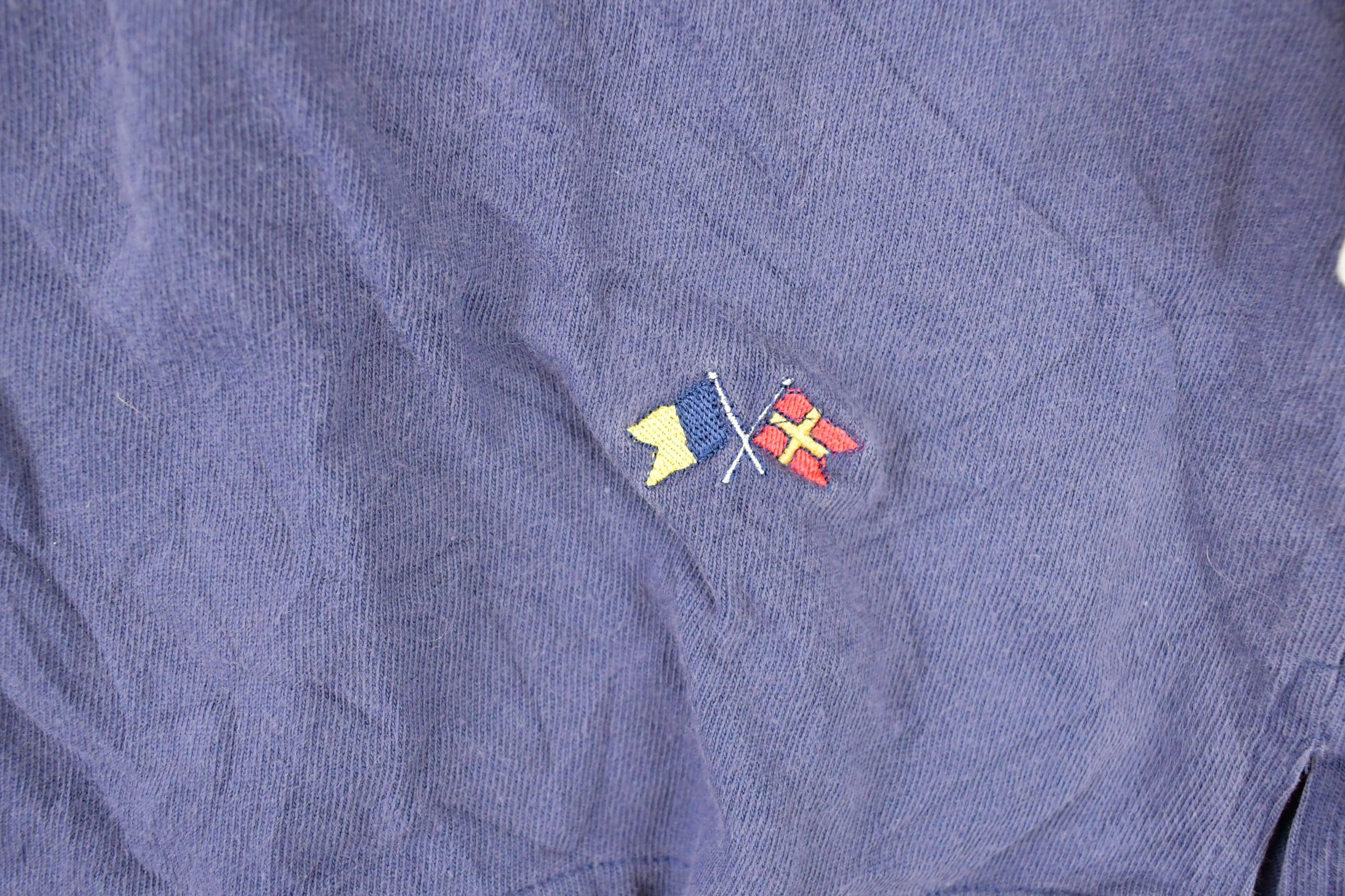 Vintage 1990s Kenny Rogers Quarter Button Rugby Shirt Men's M - Image 3