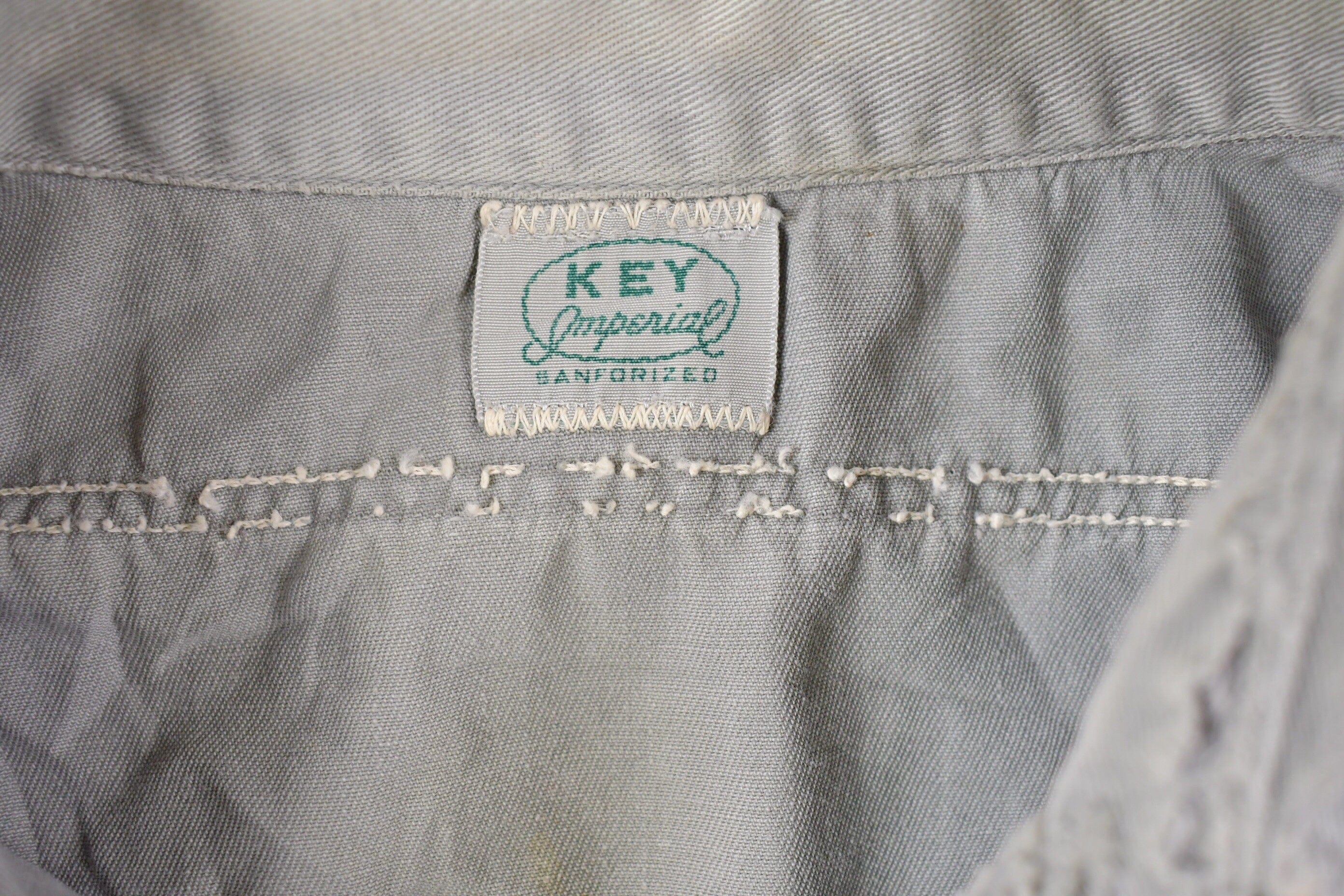 Vintage 1990s Key Imperial Paint Splatter Button Up Shirt Men's XL - Image 4