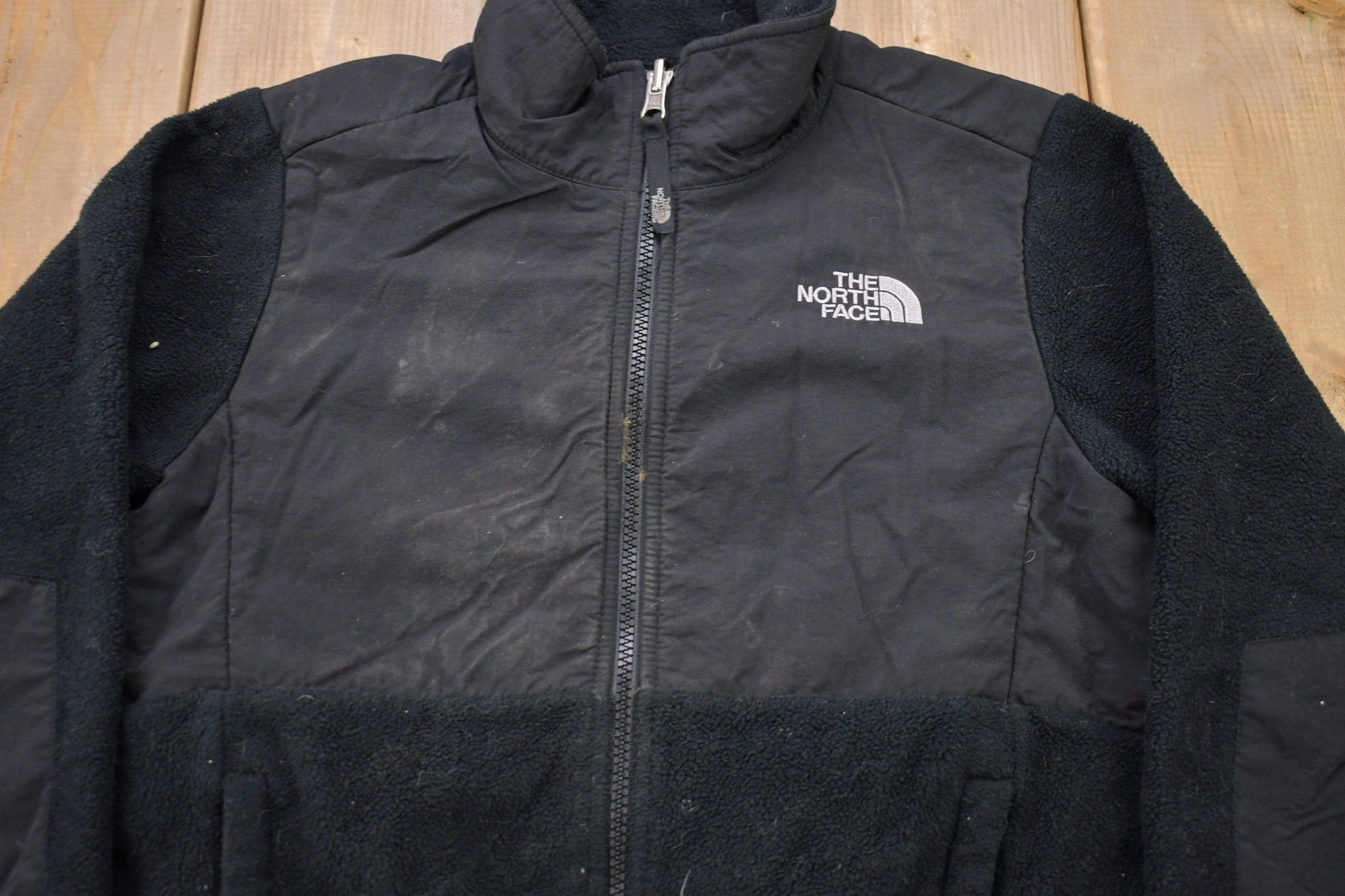 Vintage 1990s Kids The North Face Denali Fleece Sweater Youth M - Image 3