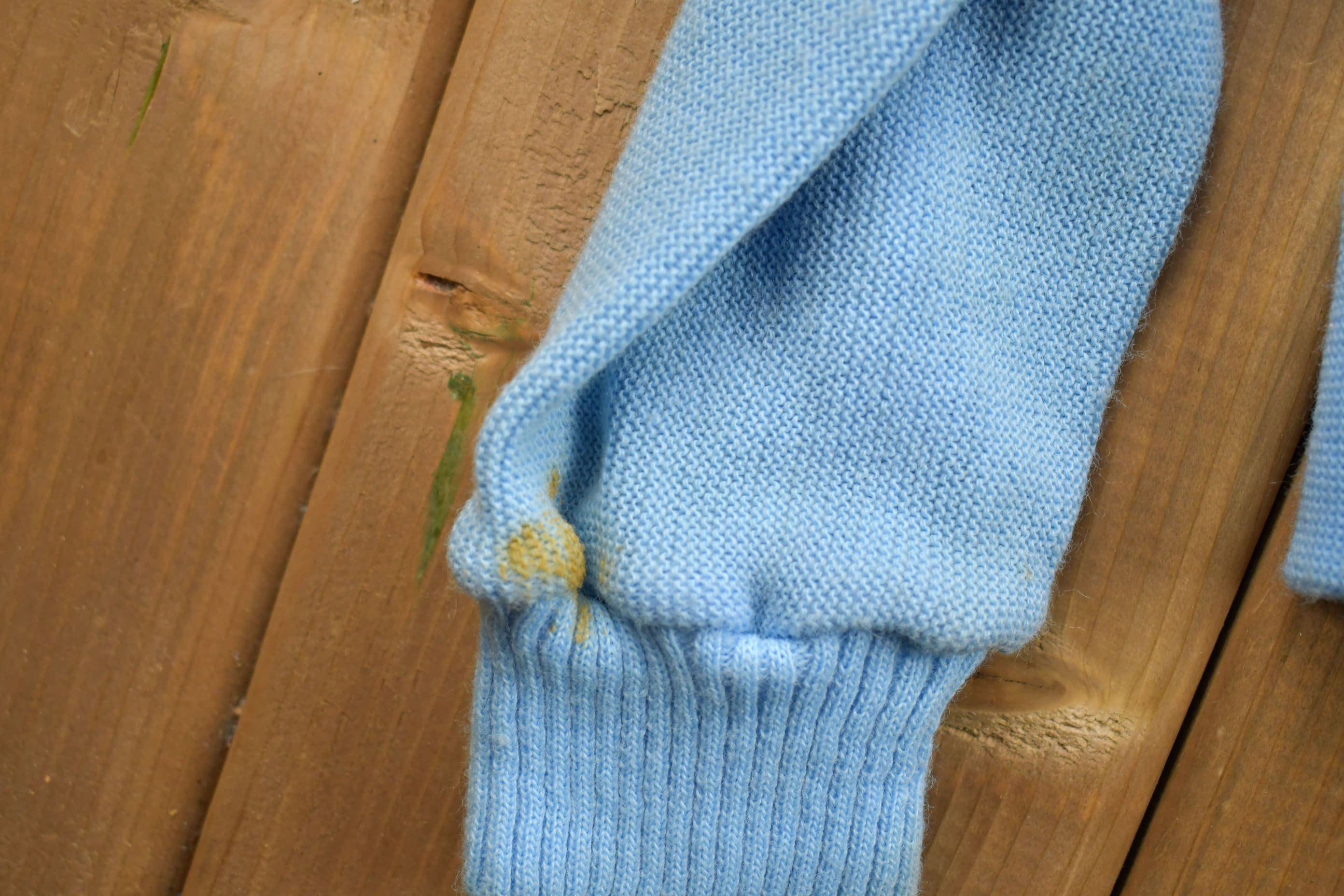 Vintage 1990s King Sport Light Blue Knitted Cardigan Sweater Men's Small - Image 6