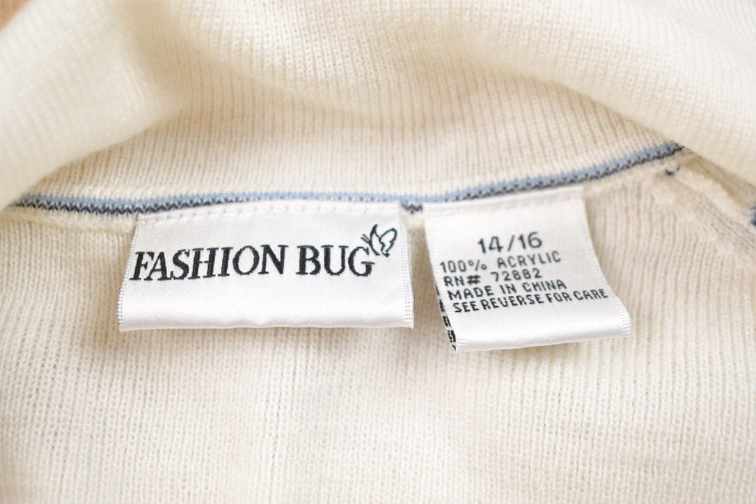 Vintage 1990s Knitted Button Up Sweater Men's Small - Image 3