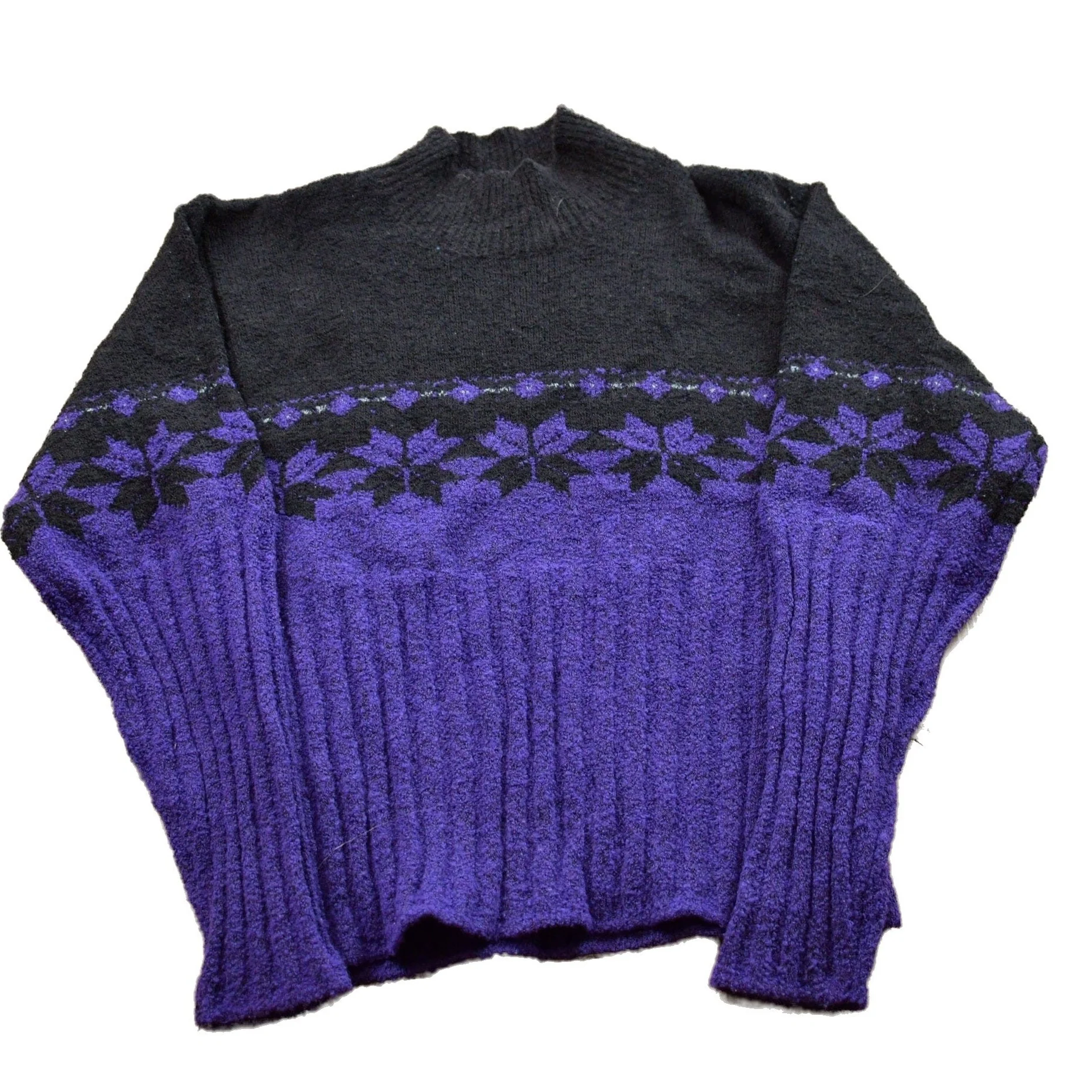 Vintage 1990s Knitted Crewneck Sweater Women's XS