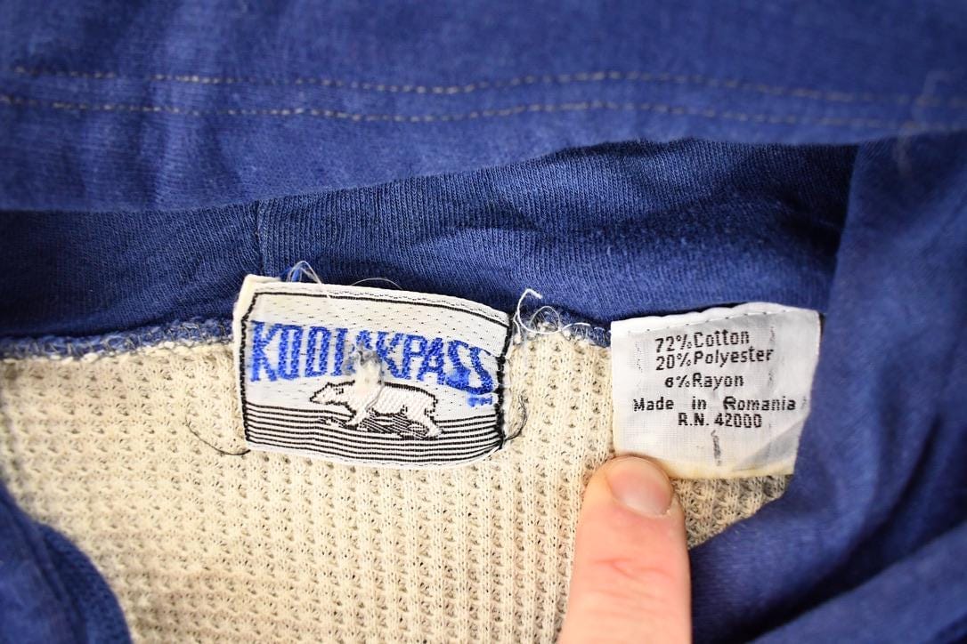 Vintage 1990s Kodiak Pass Zip Up Lined Hoodie Sweatshirt Women's L - Image 6