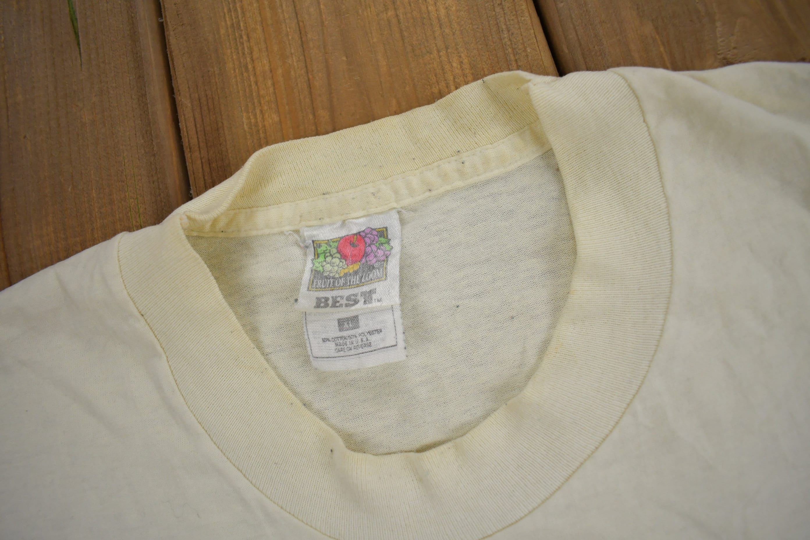 Vintage 1990s La Face Du Monde Évolue Technilab Graphic T Shirt Men's XL - Image 8