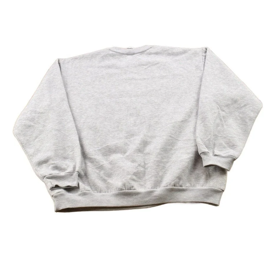 Vintage 1990s LA Speedy Blank Grey Crewneck Sweatshirt Men's 2XL - Image 2