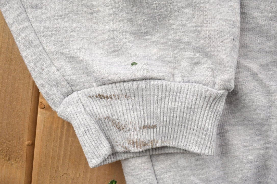 Vintage 1990s LA Speedy Blank Grey Crewneck Sweatshirt Men's 2XL - Image 5