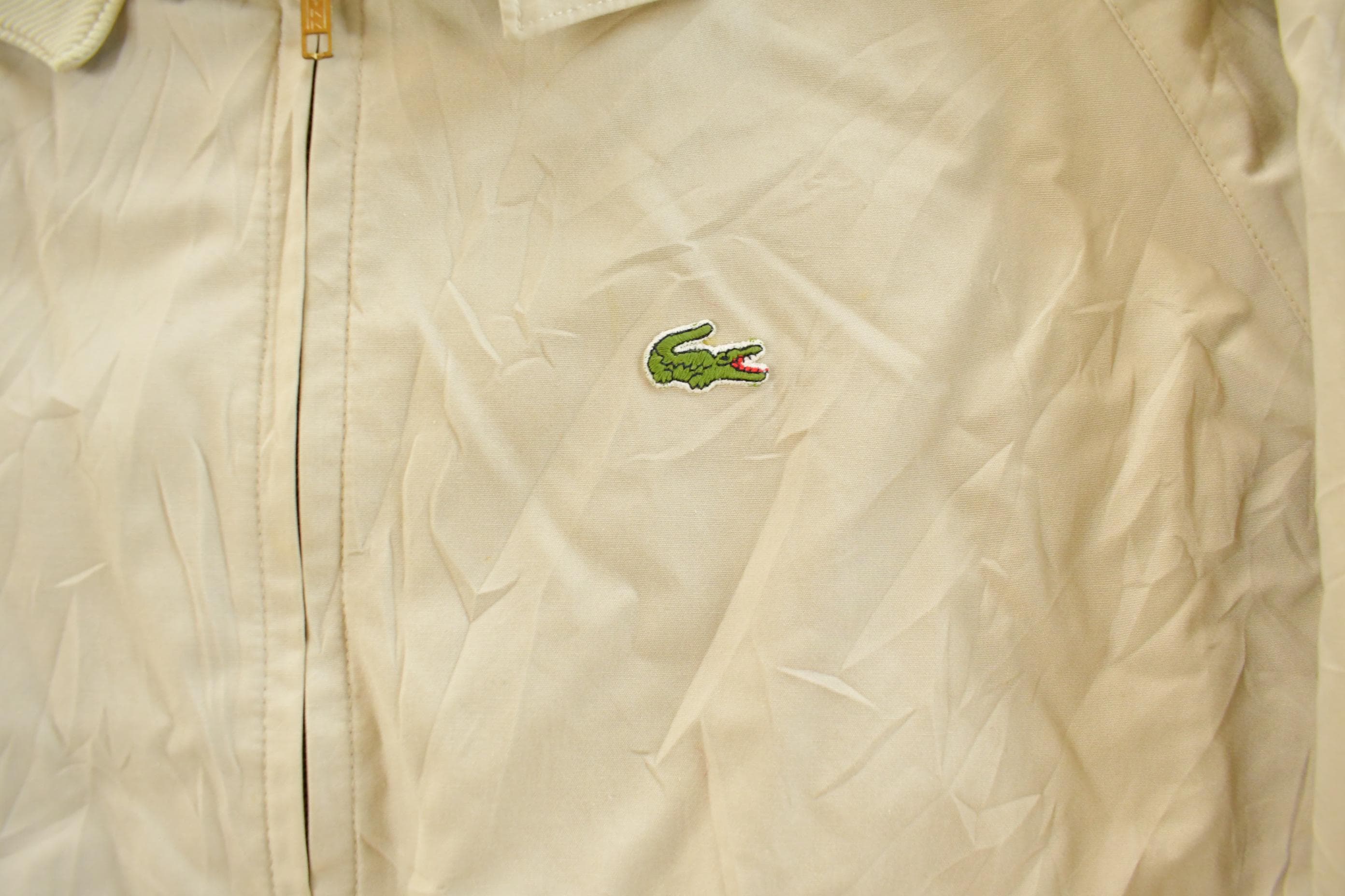 Vintage 1990s Lacoste Izod Full Zip Windbreaker Jacket Men's Large - Image 5