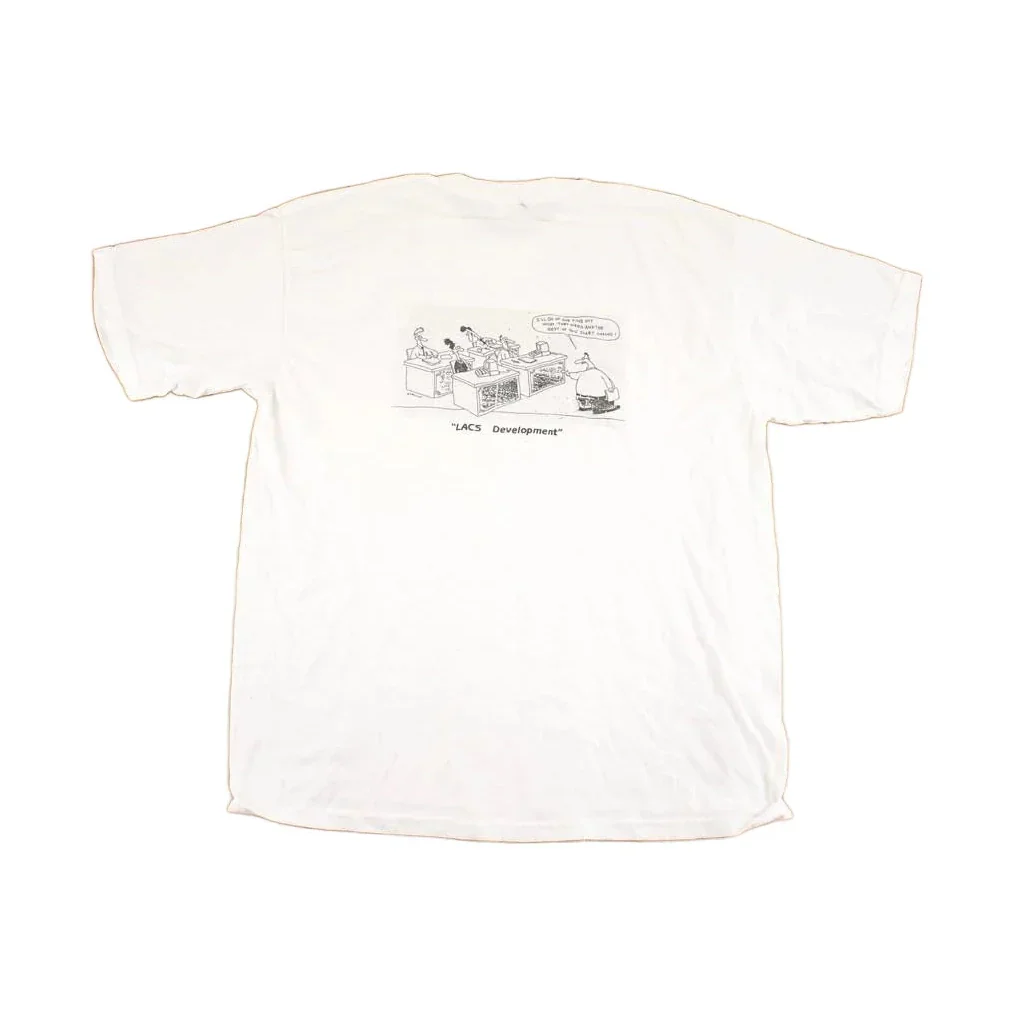 Vintage 1990's Lacs Development Souvenir Computer T-Shirt Men's L - Image 2