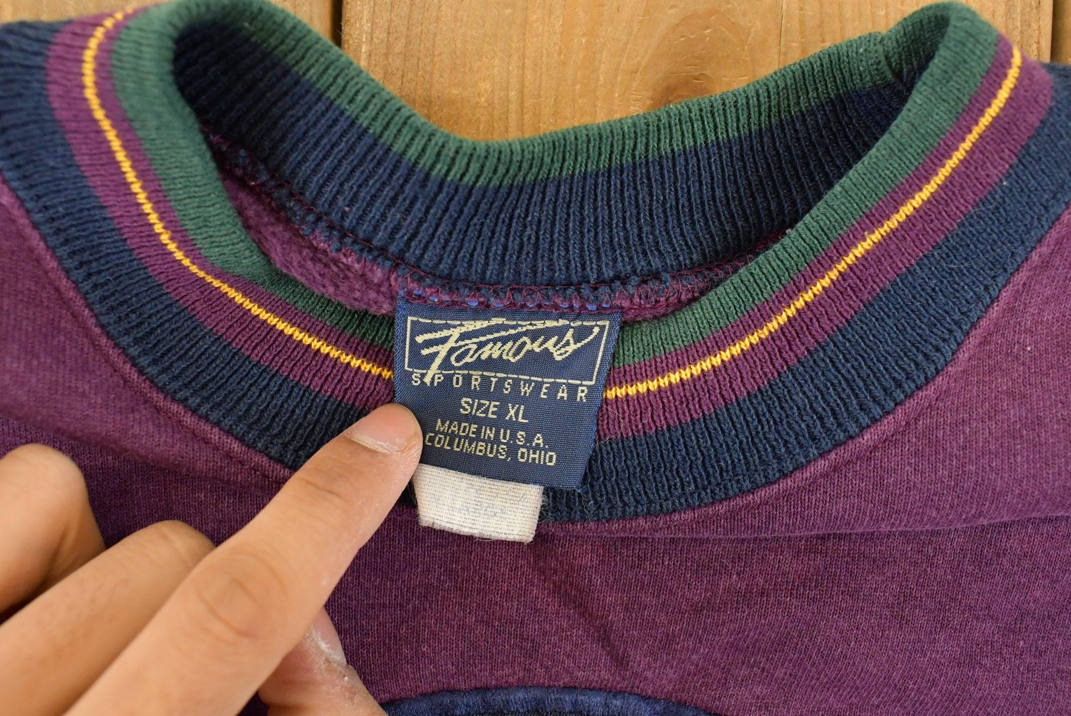 Vintage 1990s Landfall Country Club Golf Crewneck Sweatshirt Mens XL - Image 6