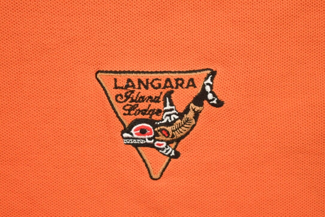 Vintage 1990s Langara Island Lodge Patagonia Polo Shirt Men's Large - Image 3