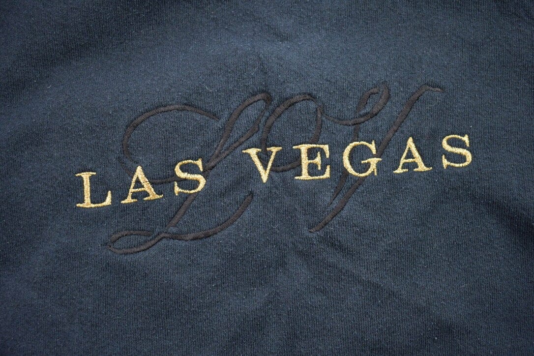 Vintage 1990s Las Vegas Crewneck Sweatshirt Men's Large - Image 4