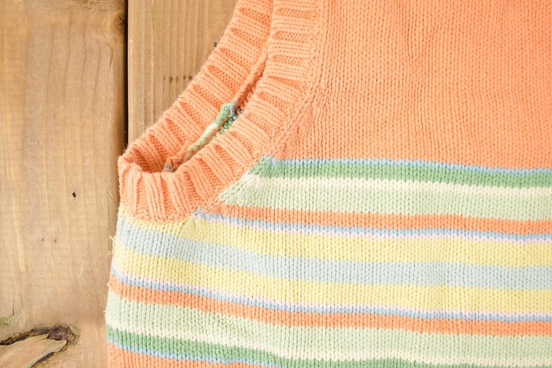 Vintage 1990s Lauren Ralph Lauren Knit Crewneck Sweater Vest Women's M - Image 3