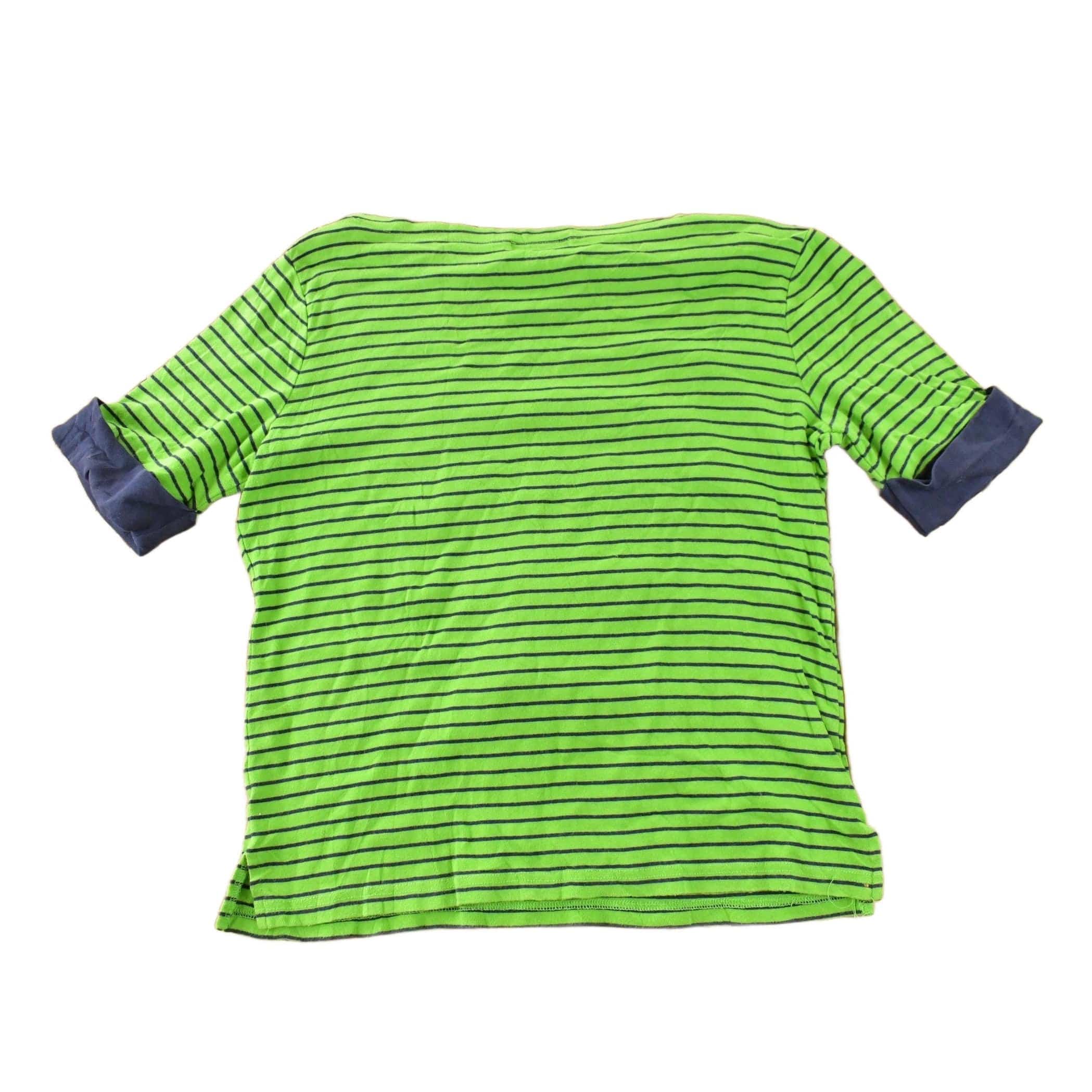 Vintage 1990s Lauren Ralph Lauren Striped Boating T-Shirt Women's Medium - Image 2