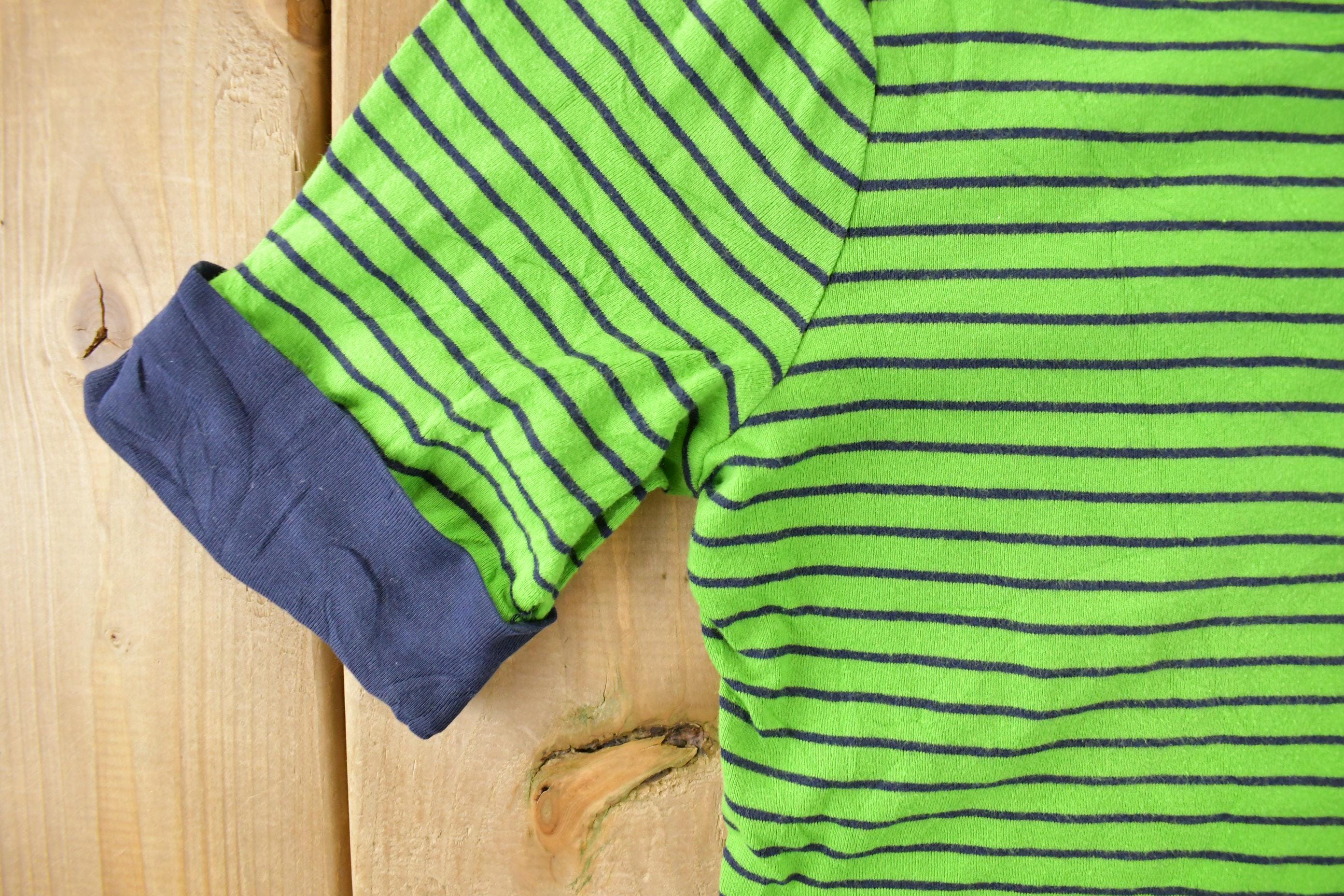 Vintage 1990s Lauren Ralph Lauren Striped Boating T-Shirt Women's Medium - Image 3