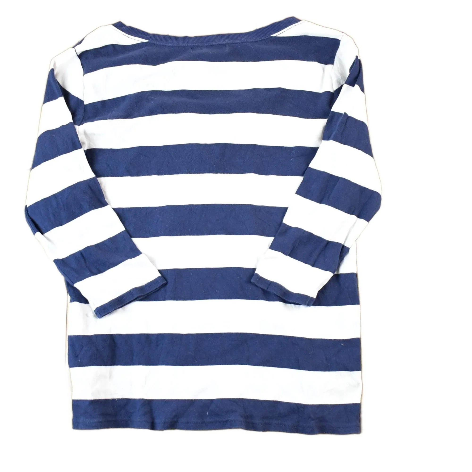 Vintage 1990s Lauren Ralph Lauren Striped Boating T-Shirt Women's XL - Image 2