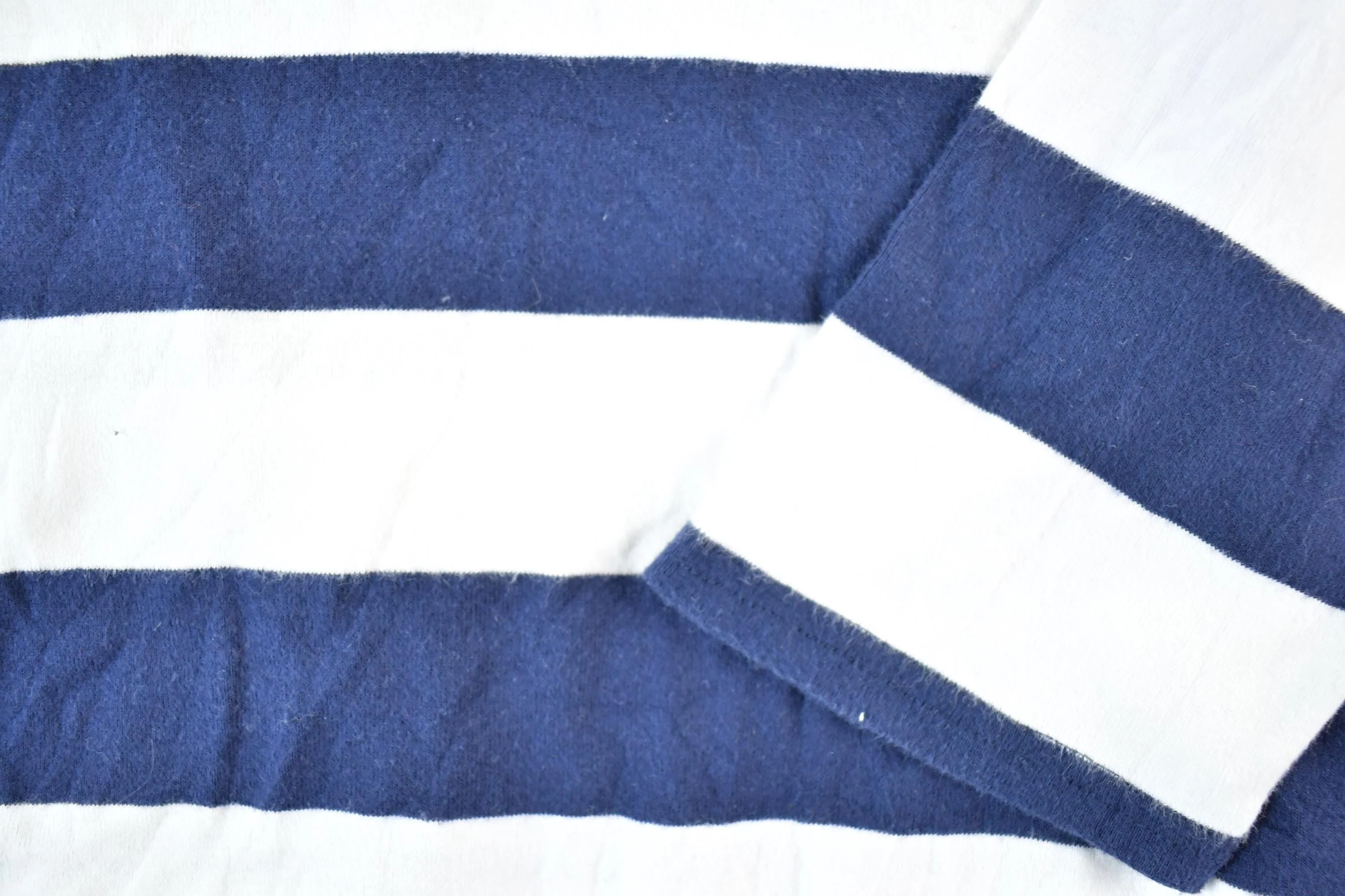 Vintage 1990s Lauren Ralph Lauren Striped Boating T-Shirt Women's XL - Image 3