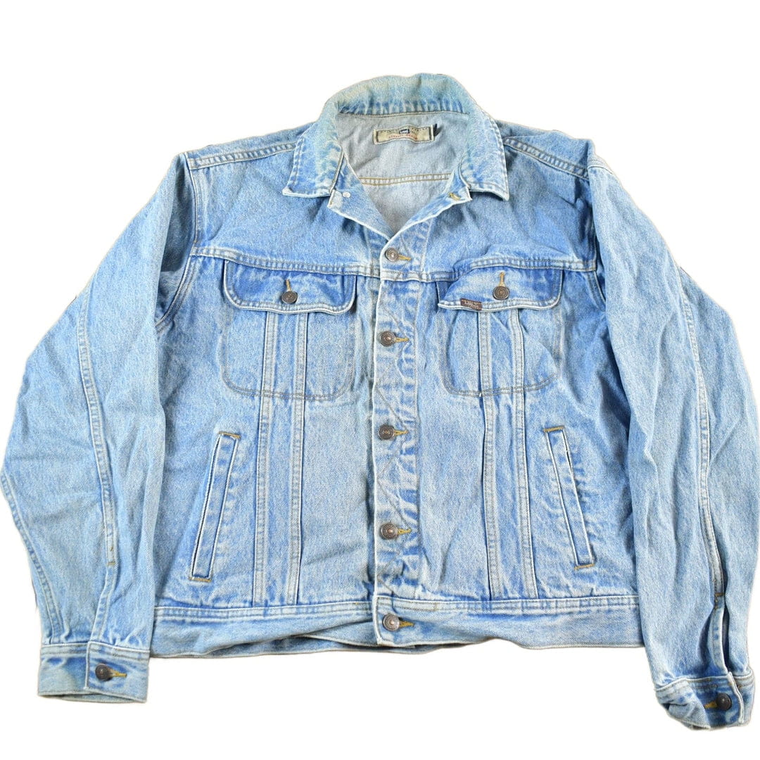 Vintage 1990s Lee Denim Jean Trucker Jacket Men's Large
