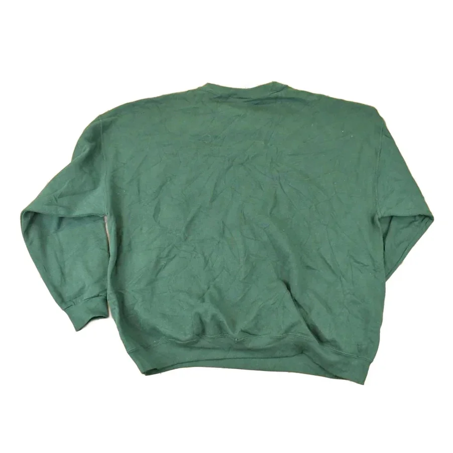 Vintage 1990s Lee Heavyweight Blank Crewneck Sweatshirt Men's XL - Image 2