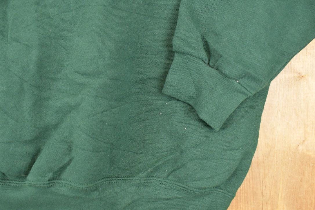Vintage 1990s Lee Heavyweight Blank Crewneck Sweatshirt Men's XL - Image 4
