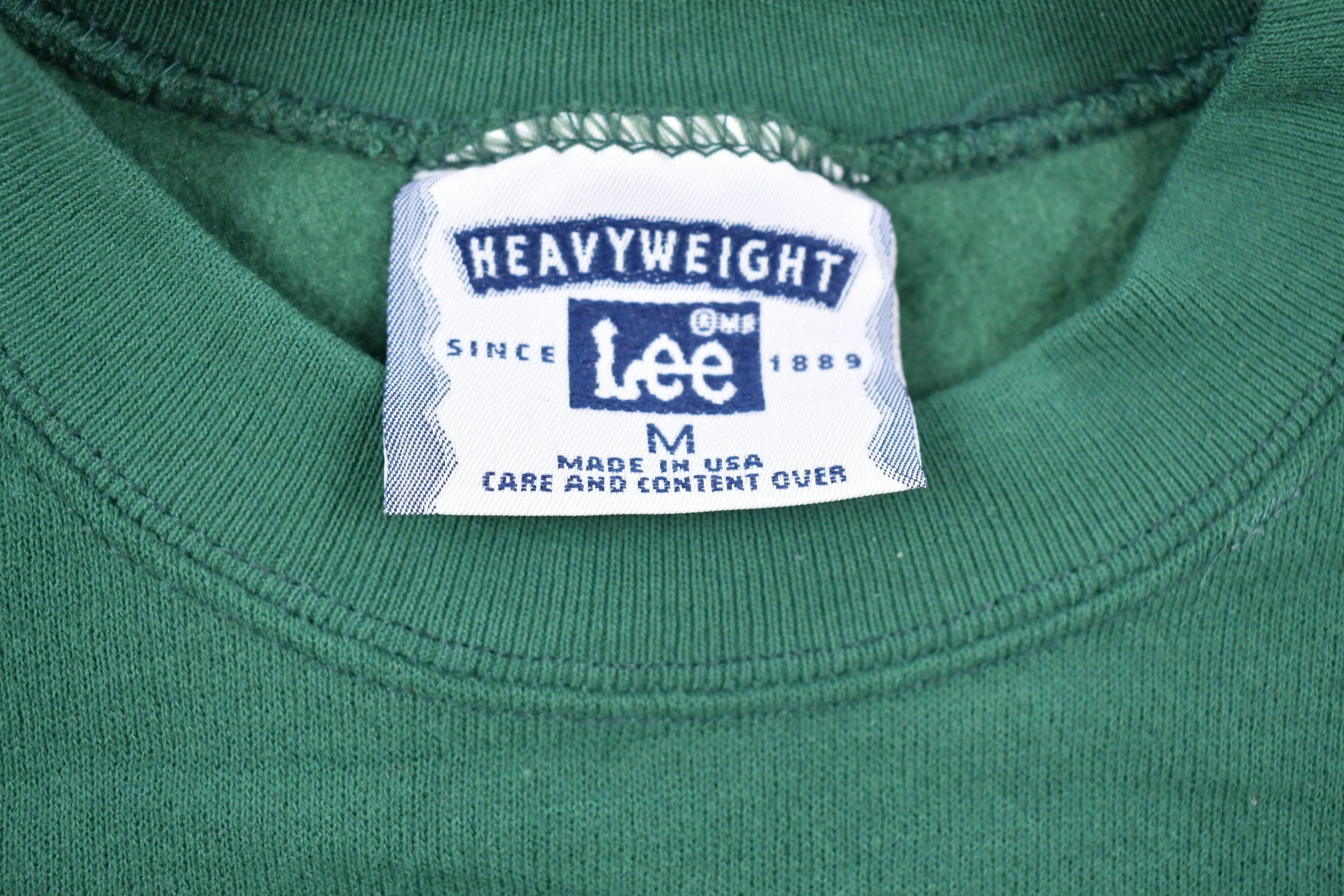 Vintage 1990s Lee See No Hear No Speak No Evil Monkey Graphic Crewneck Sweatshirt Men's Medium - Image 3