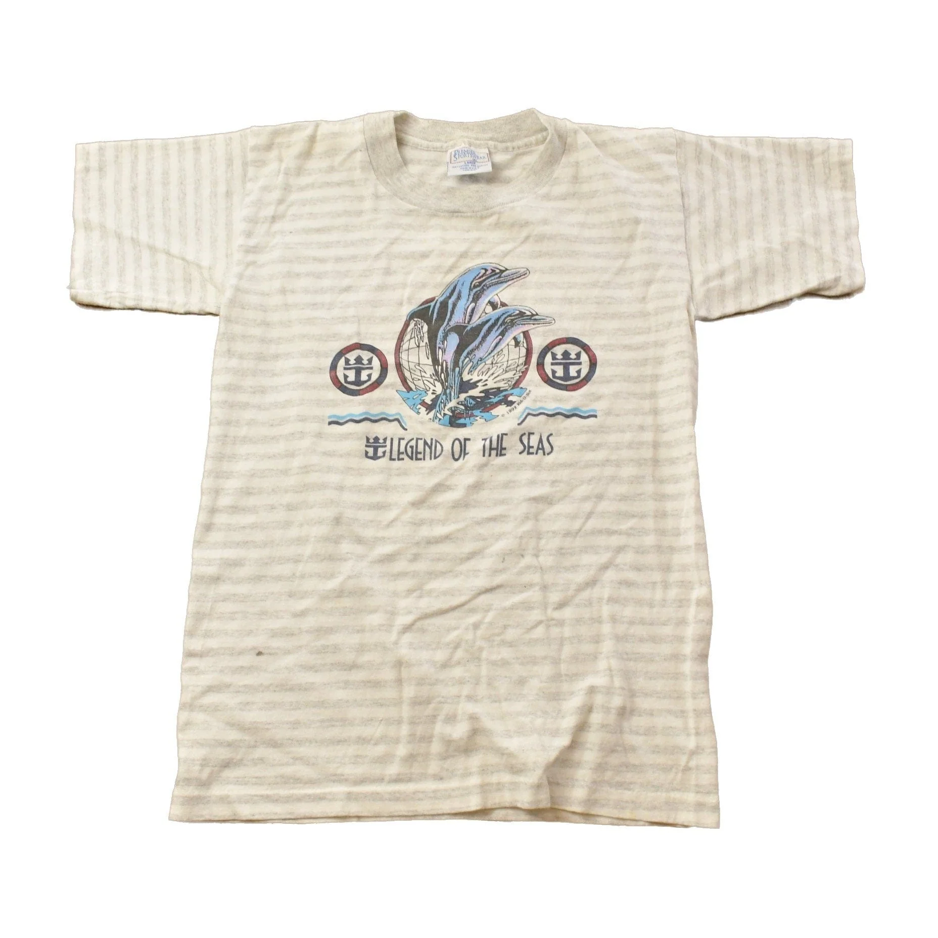 Vintage 1990s Legend Of The Seas Graphic T Shirt Men's Small