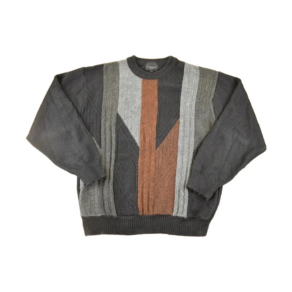 Vintage 1990s Leo Chevalier Knit Sweater Men's L