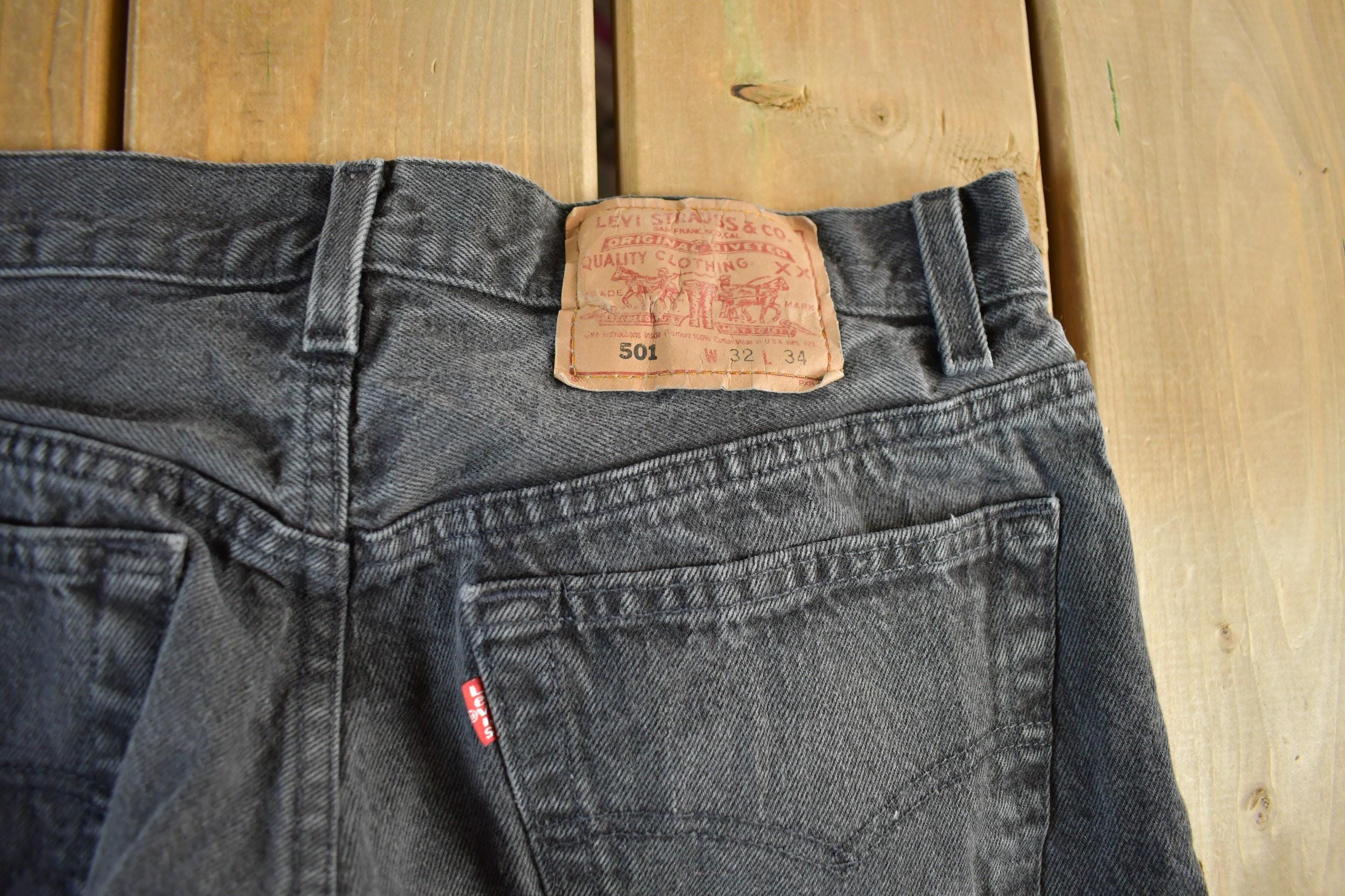 Vintage 1990s Levi's 501 Denim Jeans Men's 30 x 32.5 - Image 7