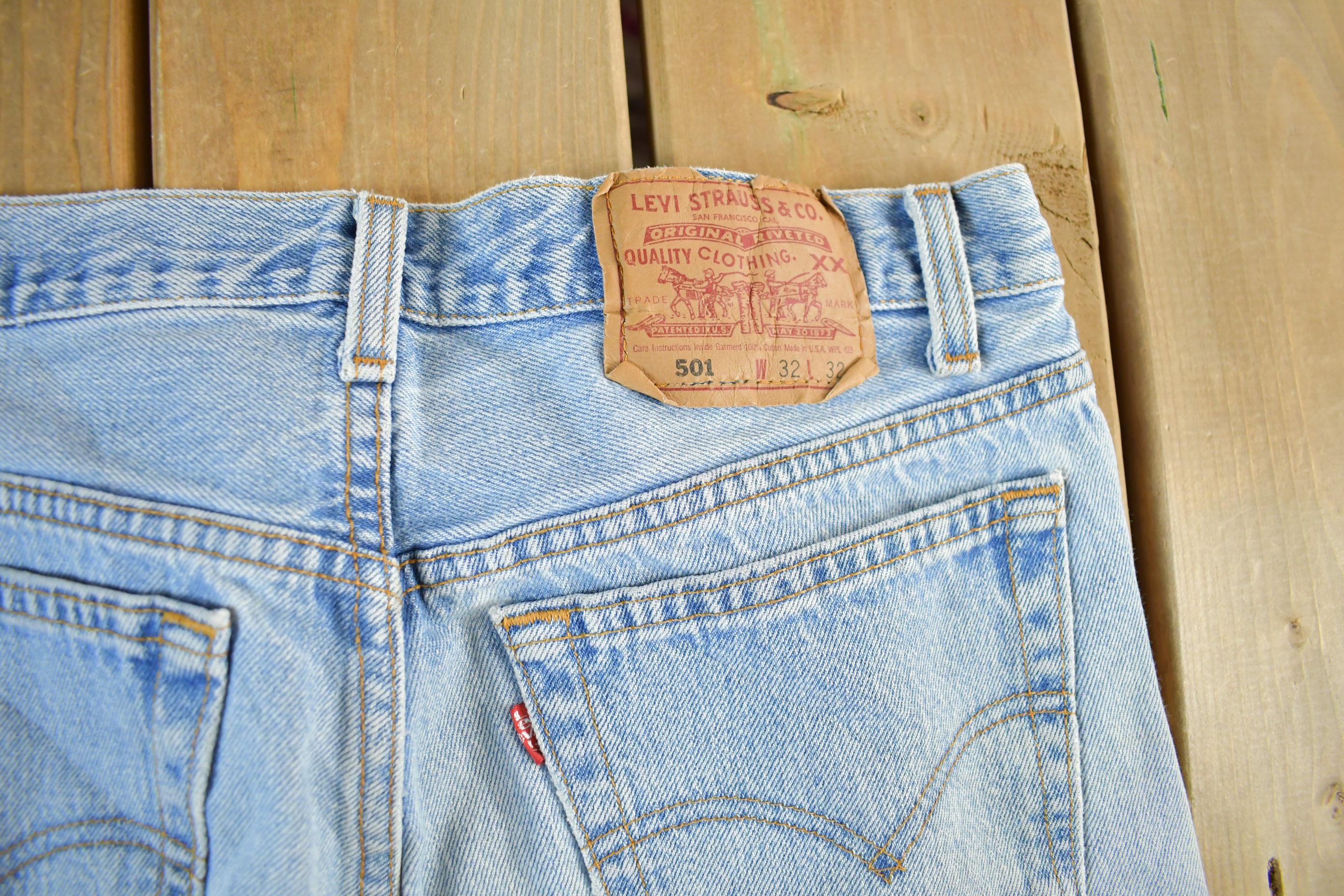 Vintage 1990s Levi's 501 Denim Jeans Men's 30 x 32 - Image 6