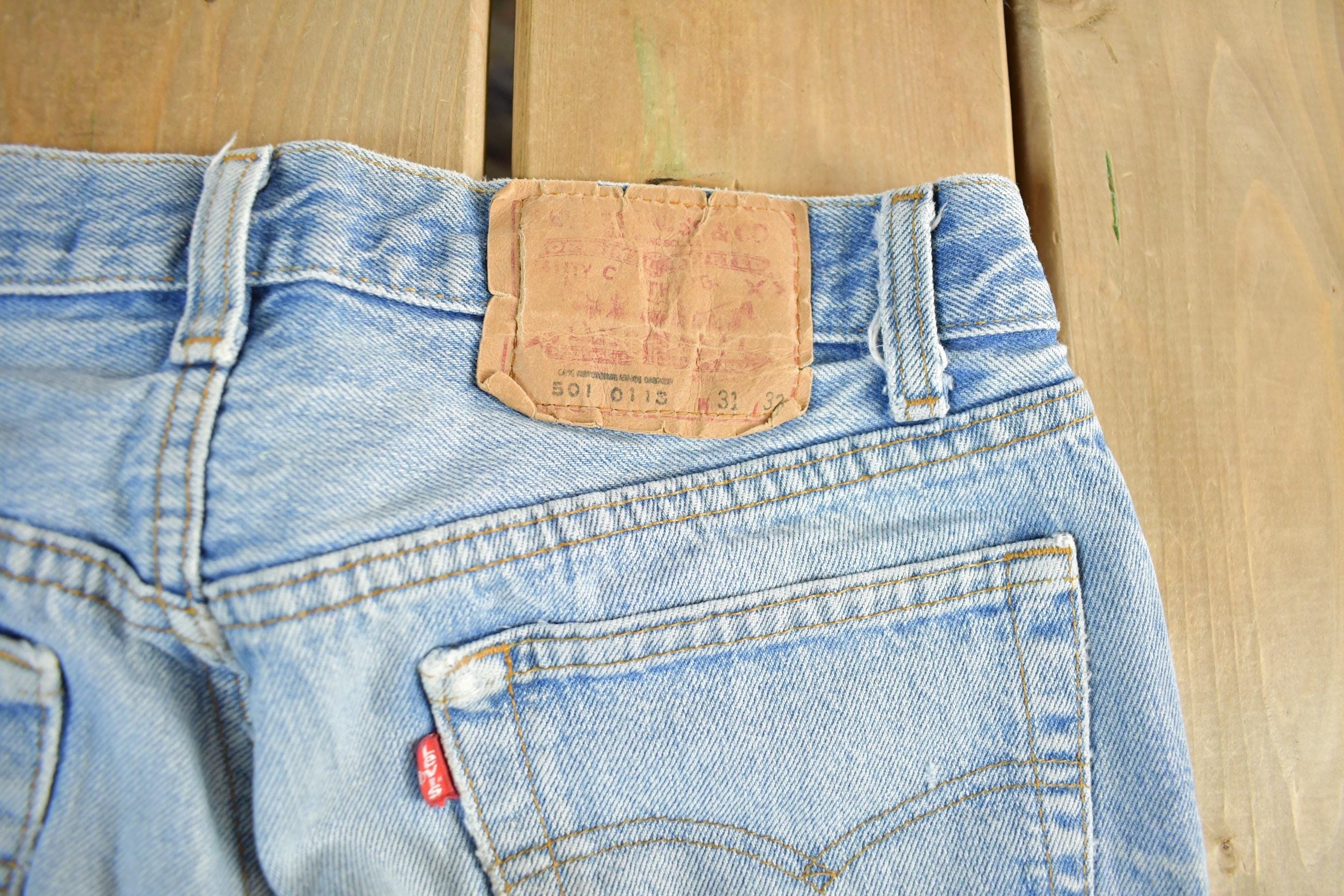 Vintage 1990s Levi's 501 Denim Jeans Men's 31 x 31.5 - Image 5