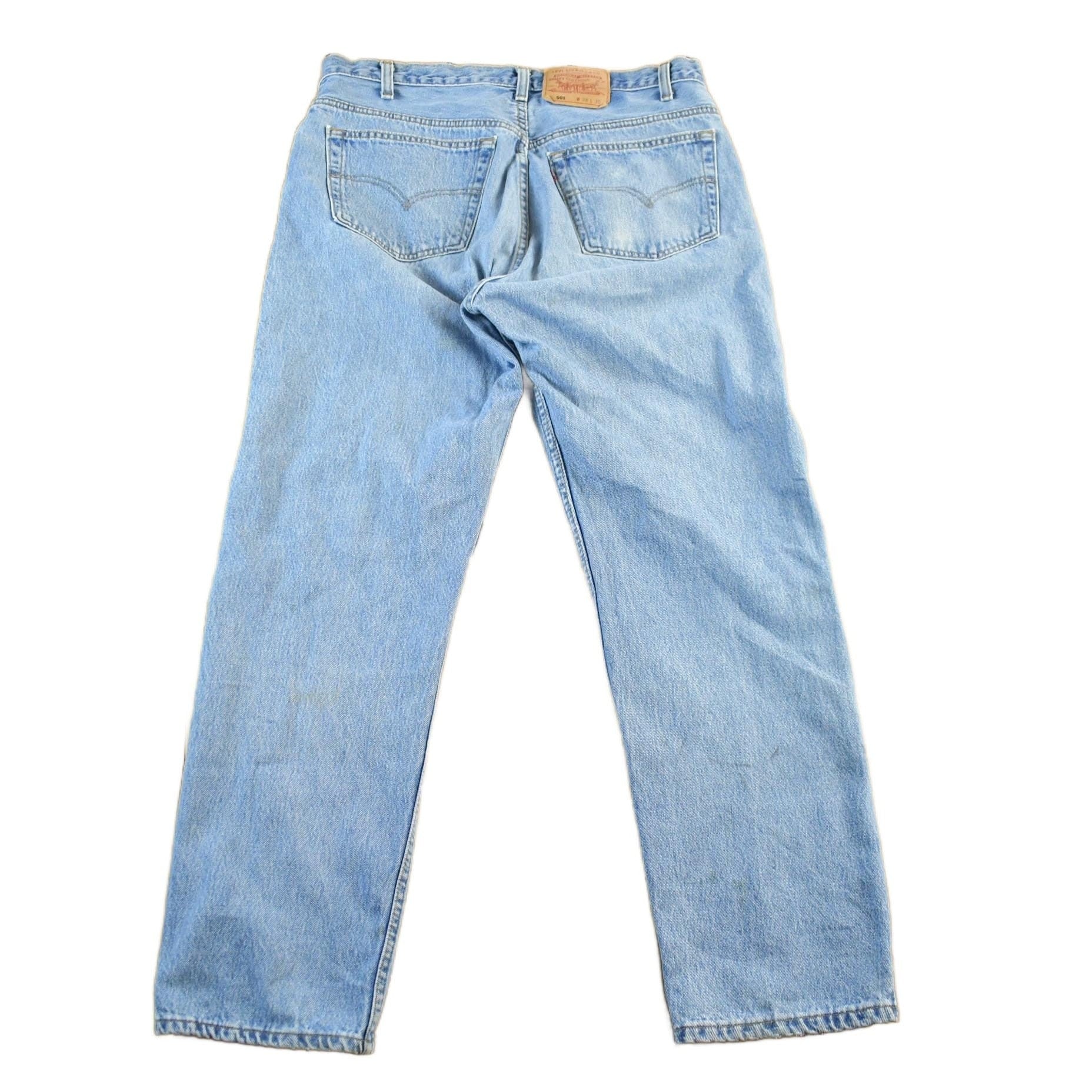 Vintage 1990s Levi's 501 Denim Jeans Men's Large 36 x 30 - Image 2