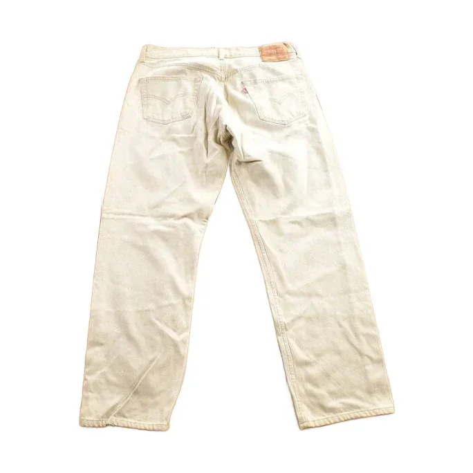 Vintage 1990s Levi's 501 Jeans Size Streetwear Made In USA Size 36x32 - Image 2